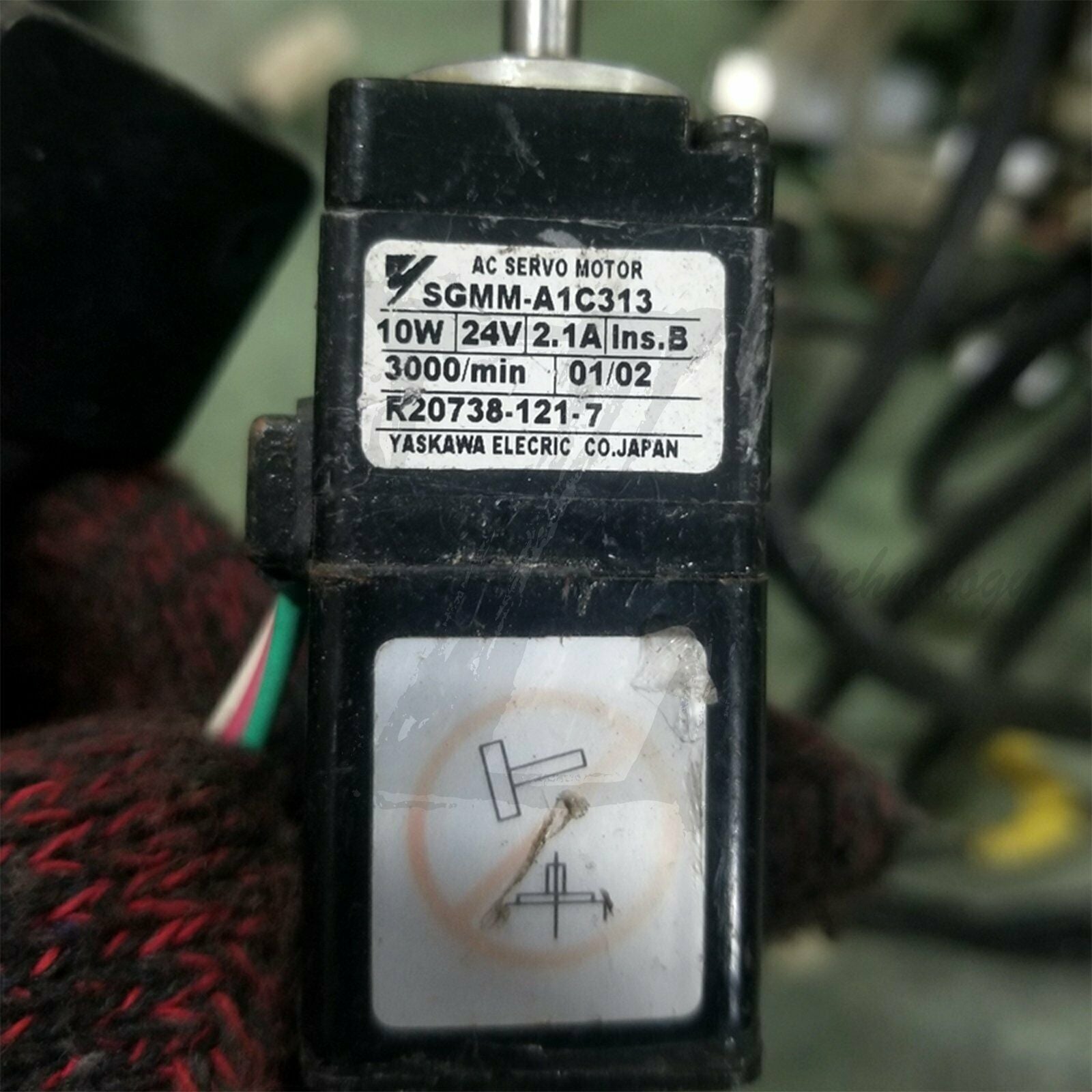 Used Yaskawa servo motor SGMM-A1C313 good test - YASKAWA
