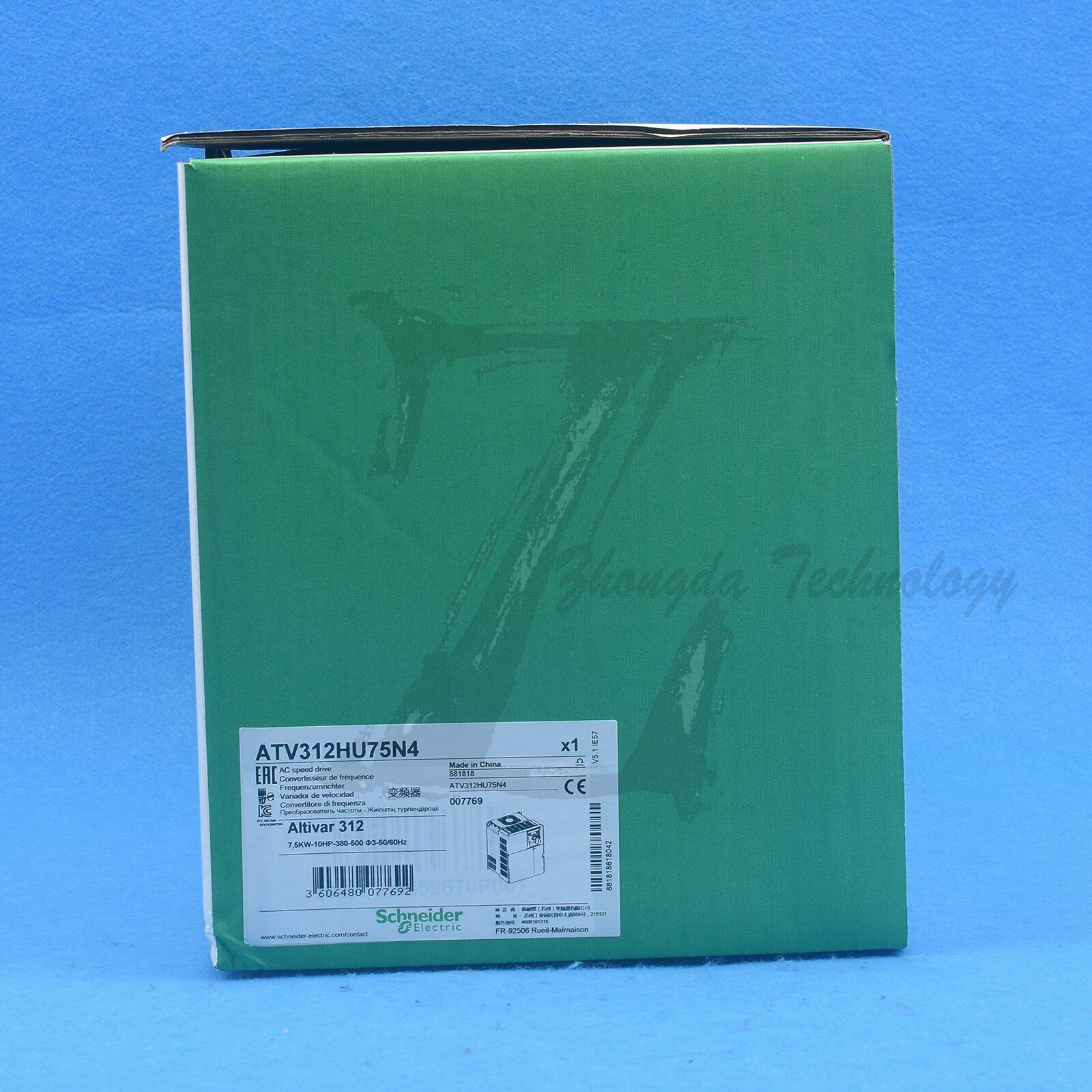 NEW Schneider ATV312HU75N4 inverter, three-phase 380-500V input, 7.5KW - SCHNEIDER