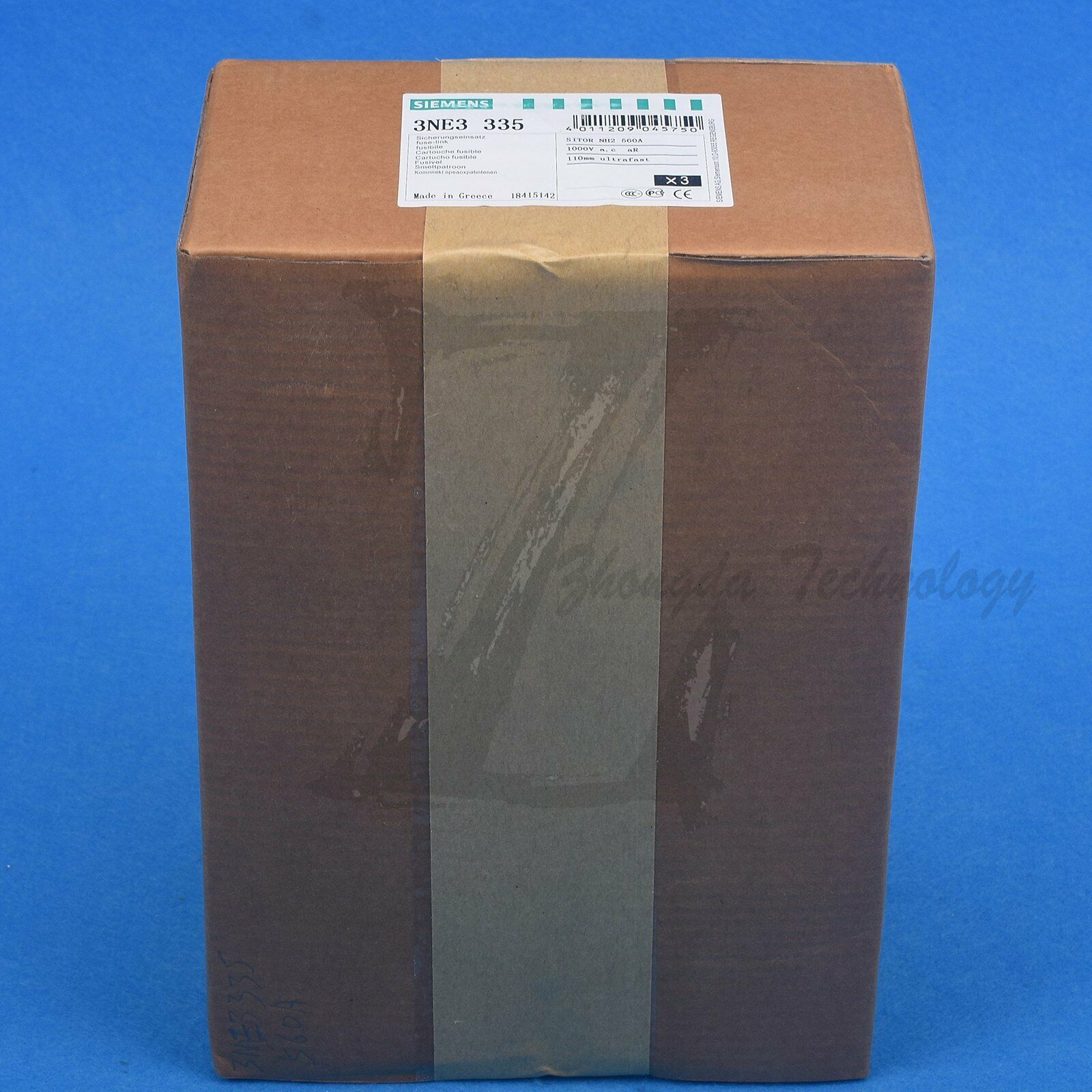 New Siemens fuse 3NE3335 3NE3 335 1000V 560A box of 3PC） Siemens