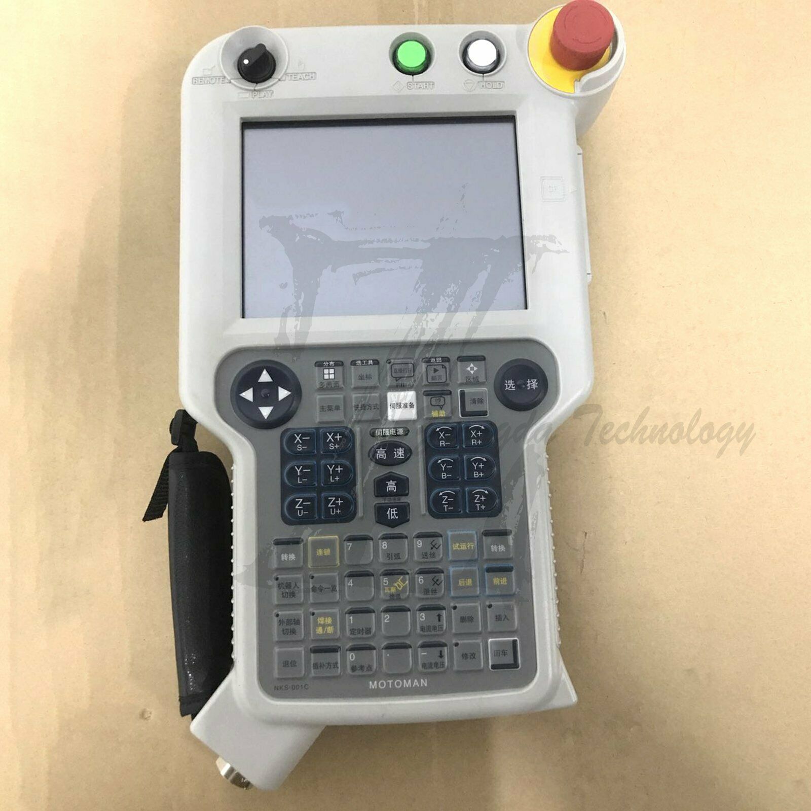 Used Yaskawa robot teaching device JZRCR-NPP01B-1 test is good - YASKAWA