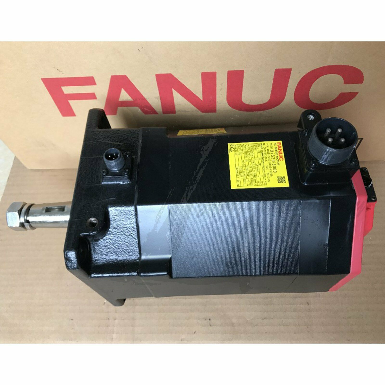 NEW AC SERVO MOTOR MDL AM30/3000i, TPR, 90v BRK, a64ia A06B-0267-B605 - FANUC