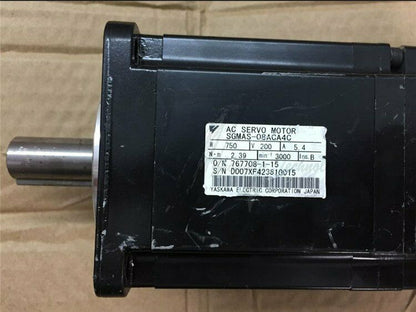 Used Yaskawa AC servo motor SGMAS-08ACA4C good test - YASKAWA
