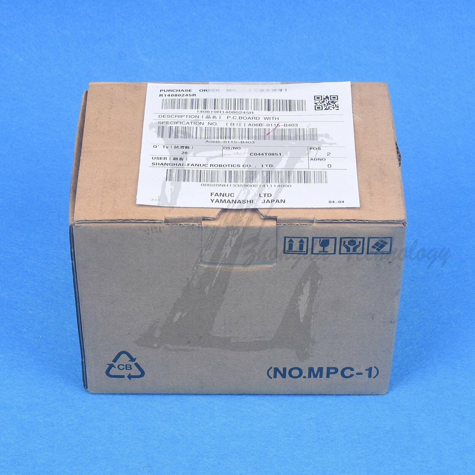 New fanuc AC SERVO MDL BiS.05/6000, ST, SLK, 24V DC BRK, b64ia,A06B-0115-B403 - FANUC
