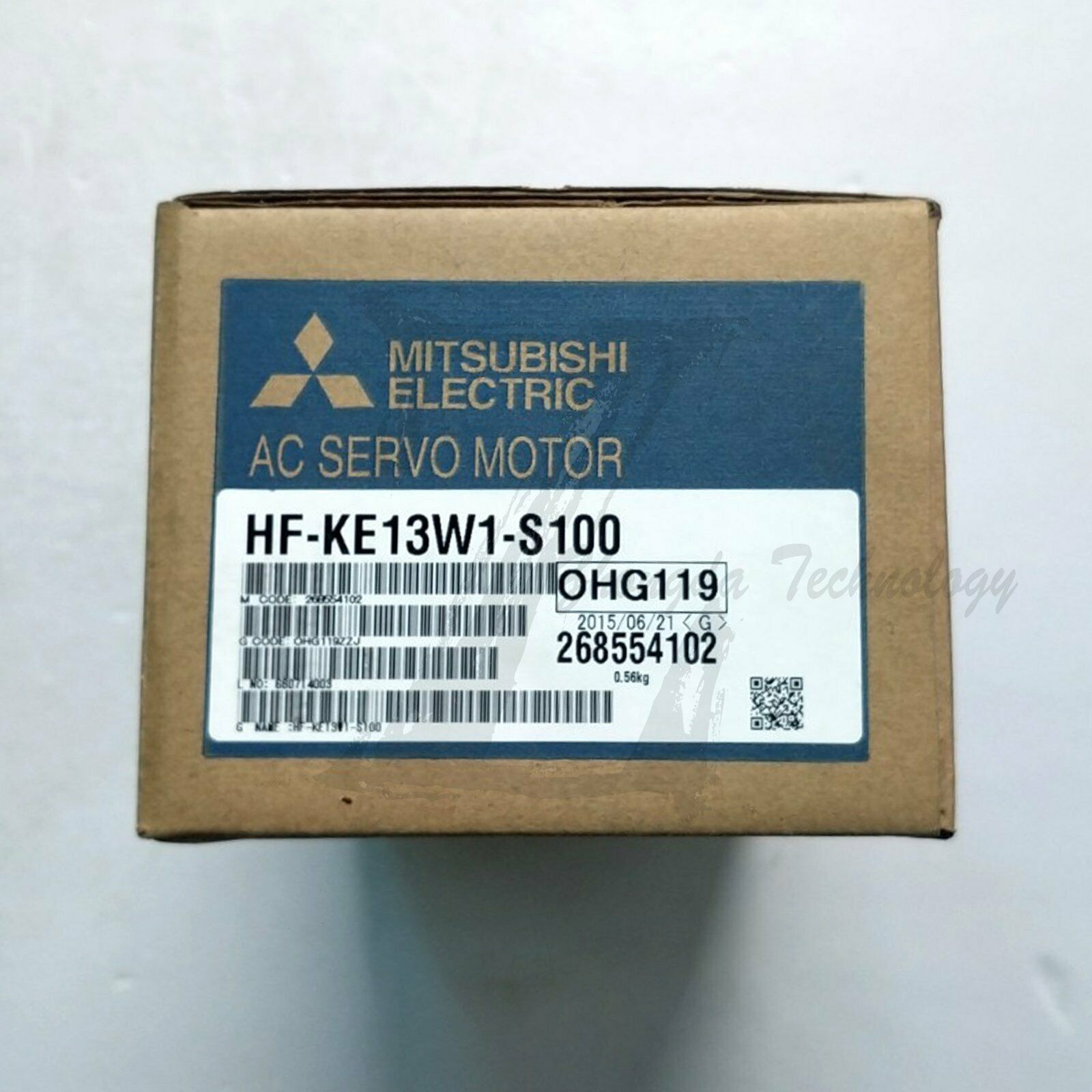 Mitsubishi Servo Motor 0.1 kW 2.4 A 3000 rpm 0.95 Nm HF-KE13W1-S100 - MITSUBISHI