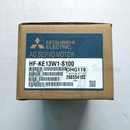 Mitsubishi Servo Motor 0.1 kW 2.4 A 3000 rpm 0.95 Nm HF-KE13W1-S100 - MITSUBISHI