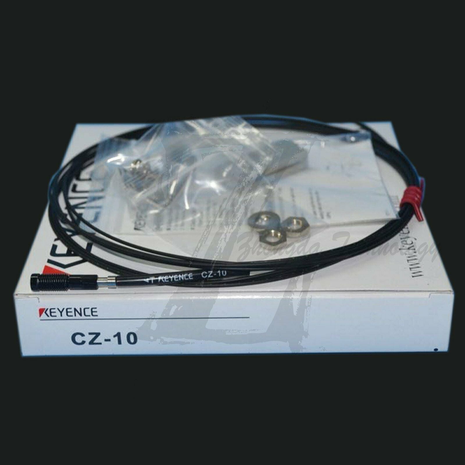 New 1PC KEYENCE Colour Fiber Optic Sensor head RGB CZ-10 - KEYENCE