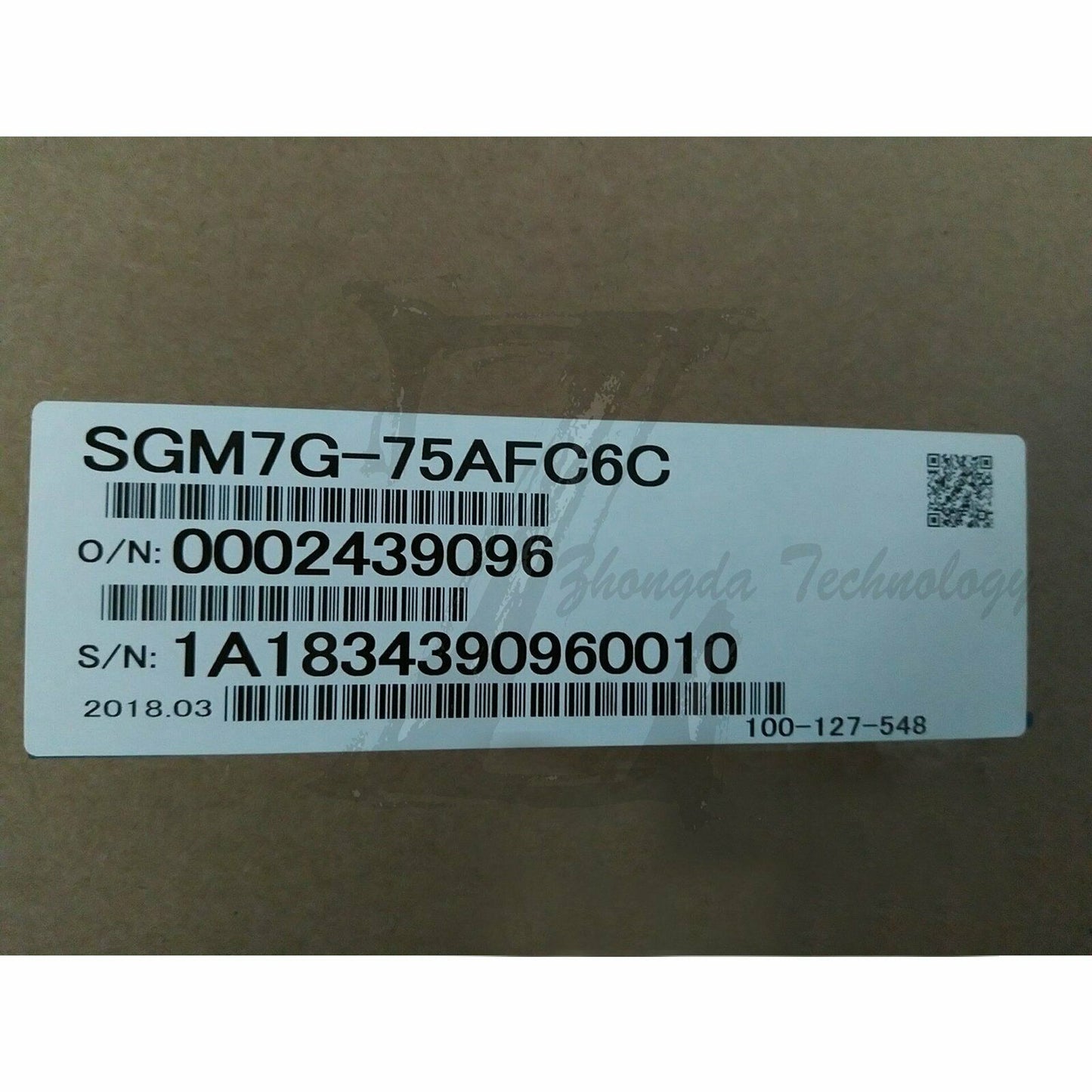 NEW Yaskawa AC servo motor SGM7G-75AFC6C - YASKAWA