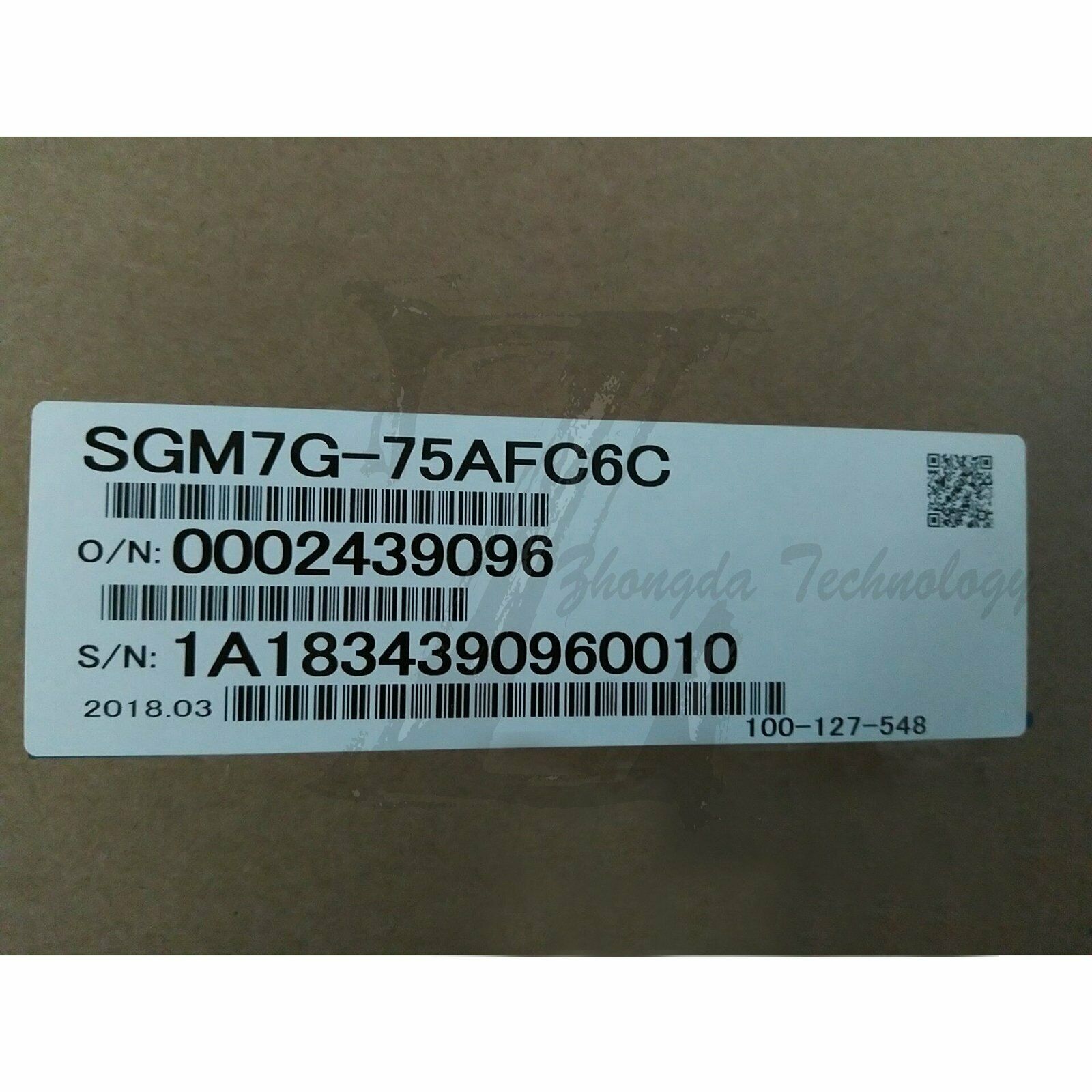 NEW Yaskawa AC servo motor SGM7G-75AFC6C - YASKAWA