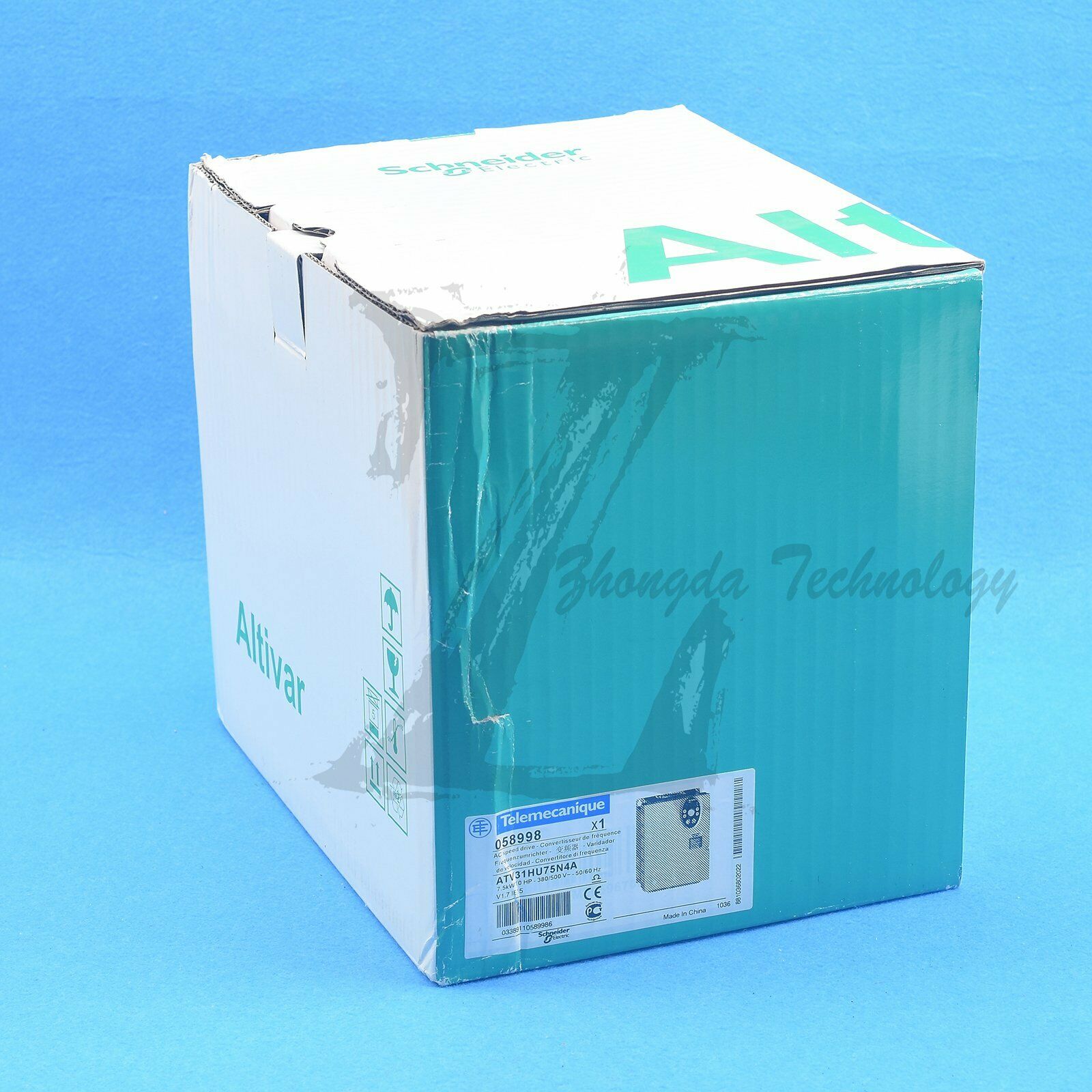 NEW Schneider inverter ATV31HU75N4A : ATV31 7.5kW three-phase, 380...500V - SCHNEIDER