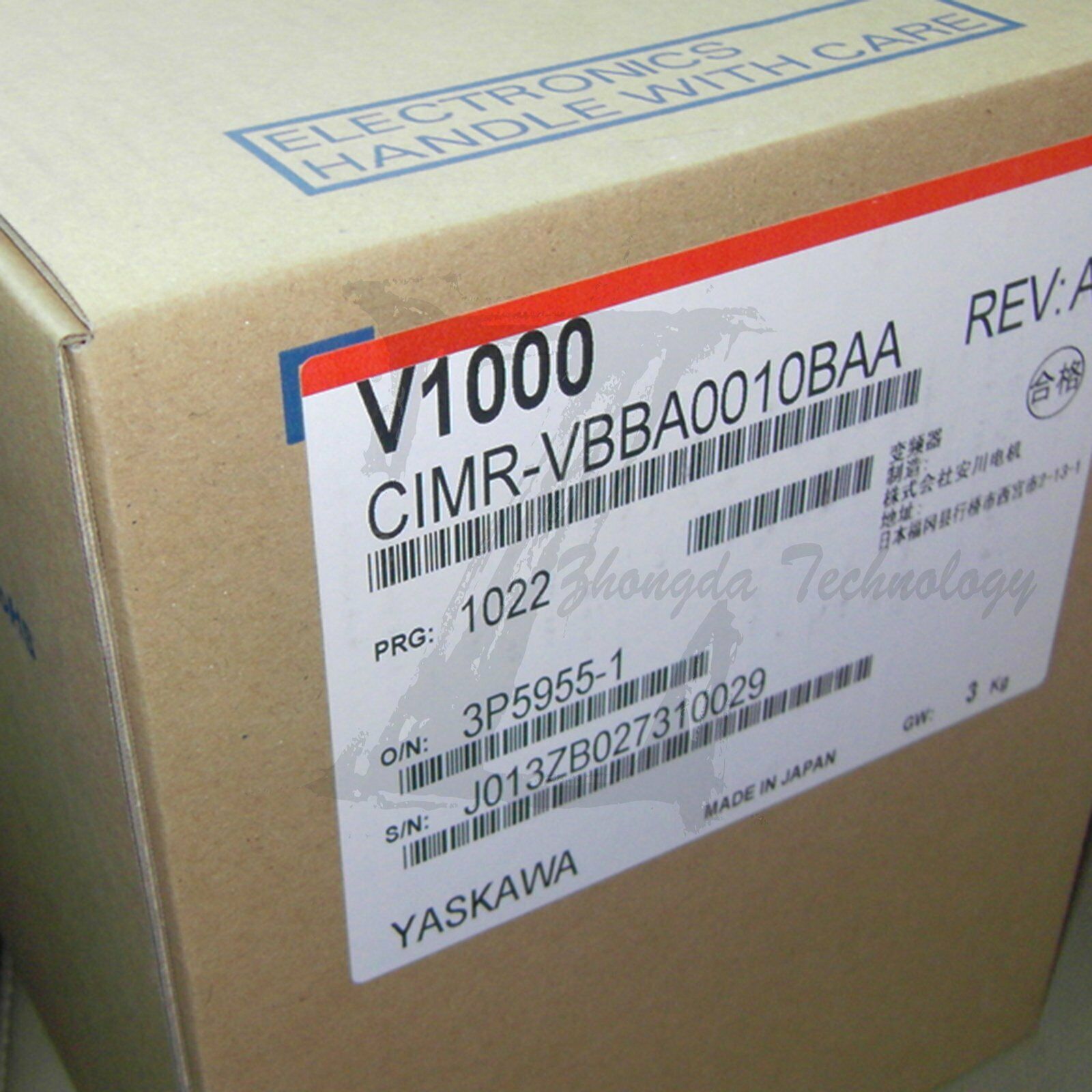 New Yaskawa inverter V1000 CIMR-VBBA0010BAA 220V/1.5~2.2KW - YASKAWA