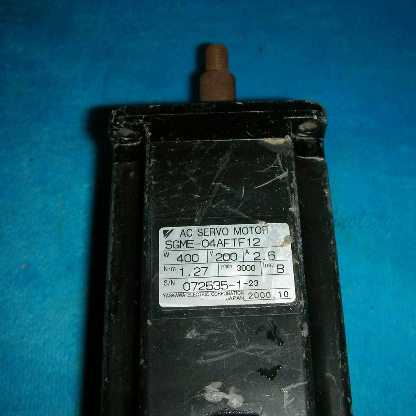 Used Yaskawa Servo motor SGME-04AFTF12 good test - YASKAWA
