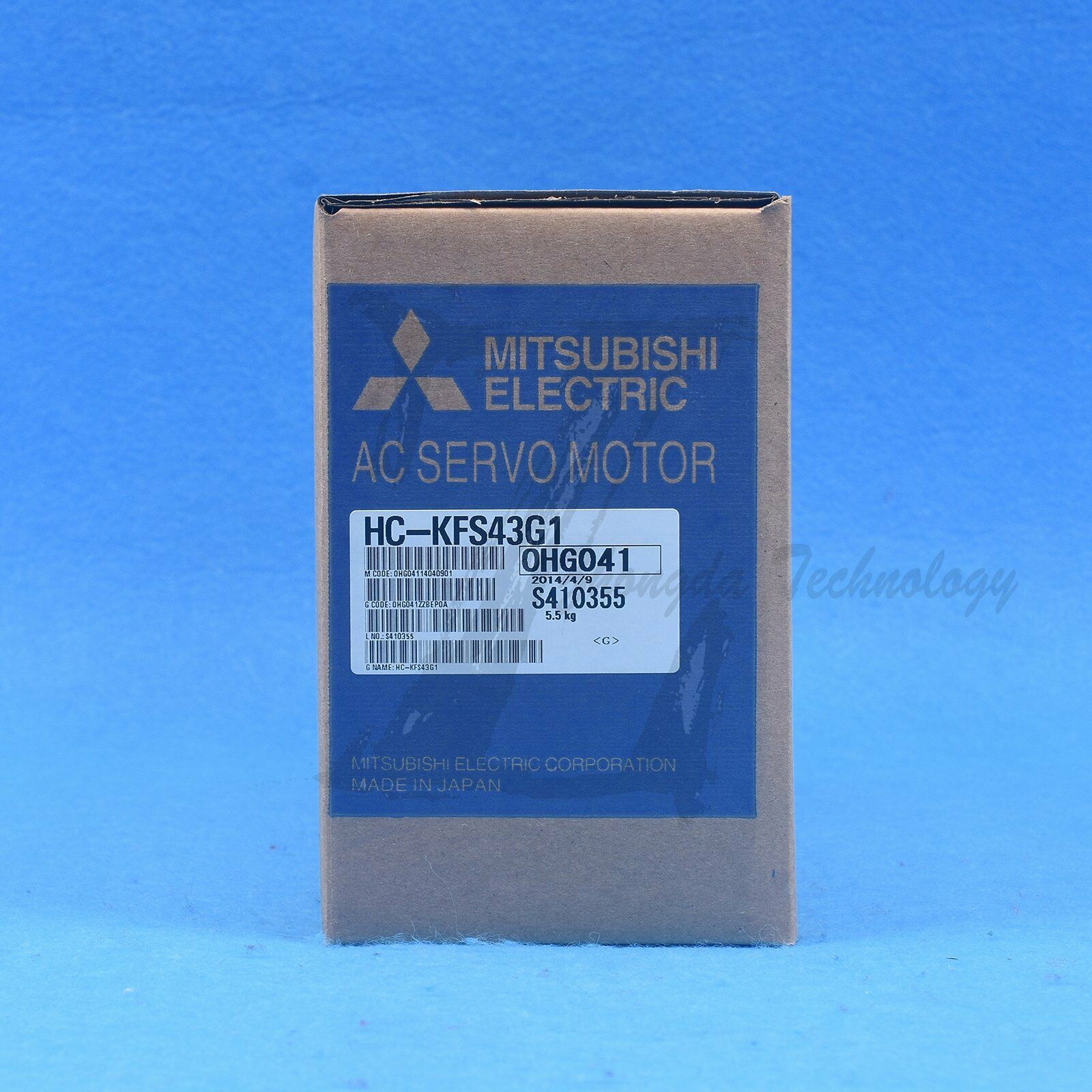 NEW Mitsubishi AC servo motor 129V 2.3A 400W 3000RPM HC-KFS43G1 - MITSUBISHI