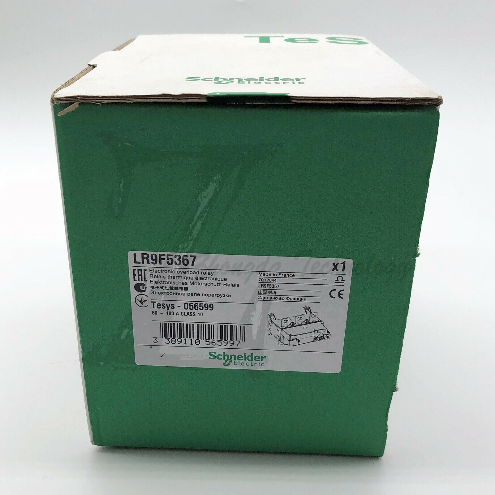 Schneider LR9F5367 electronic thermal overload relay, setting current 60-100A - SCHNEIDER