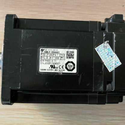 Used Yaskawa 750W Servo Motor SGMJV-08AAA61 good test - YASKAWA