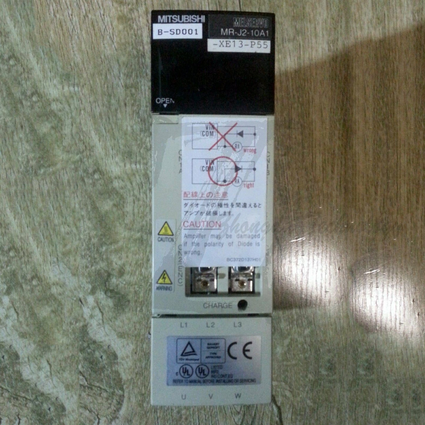 Used Mitsubishi servo drive MR-J2-10A1 MRJ210A1 Tested it In Good Condition - MITSUBISHI