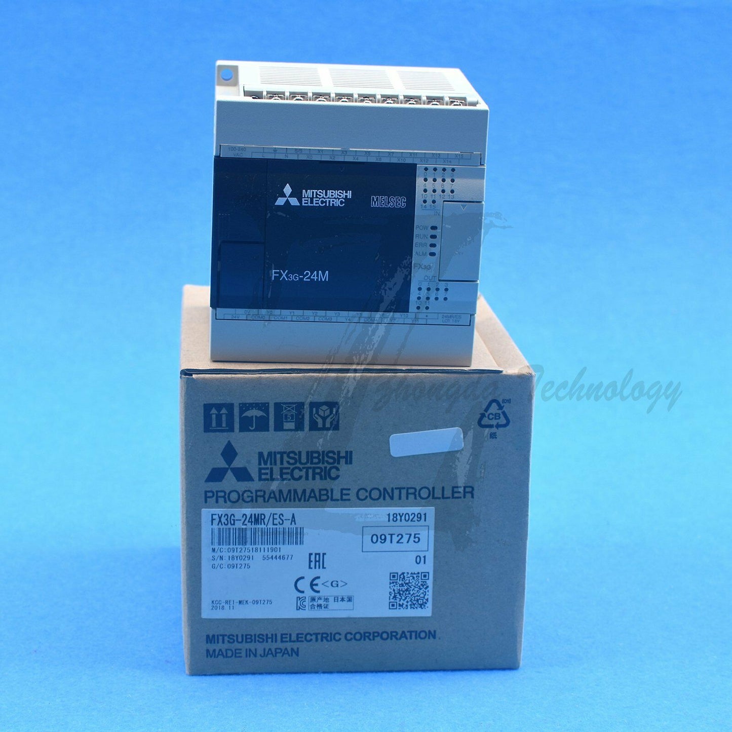 NEW Mitsubishi PLC programmable controller FX3G-24MR/ES-A - MITSUBISHI