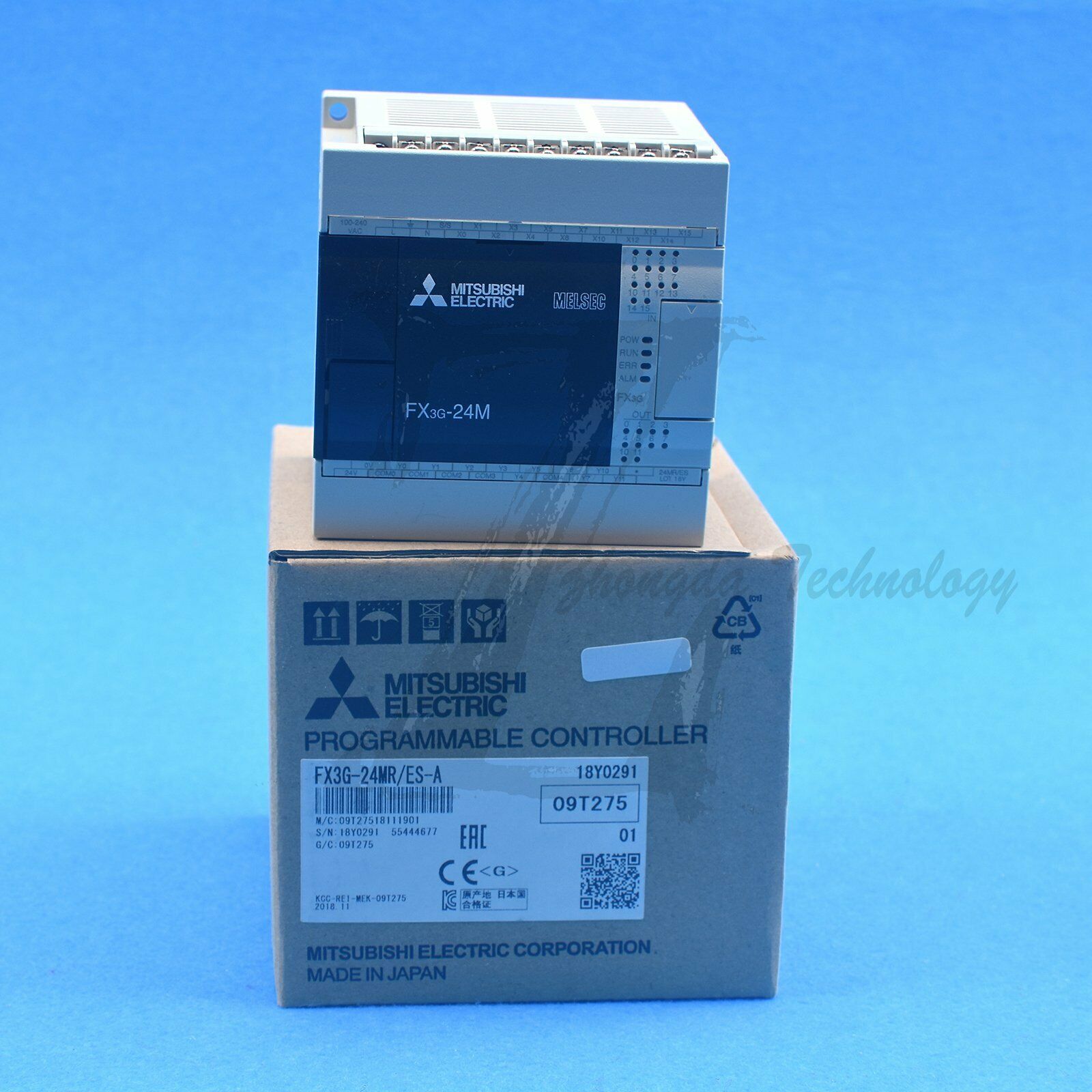 NEW Mitsubishi PLC programmable controller FX3G-24MR/ES-A - MITSUBISHI