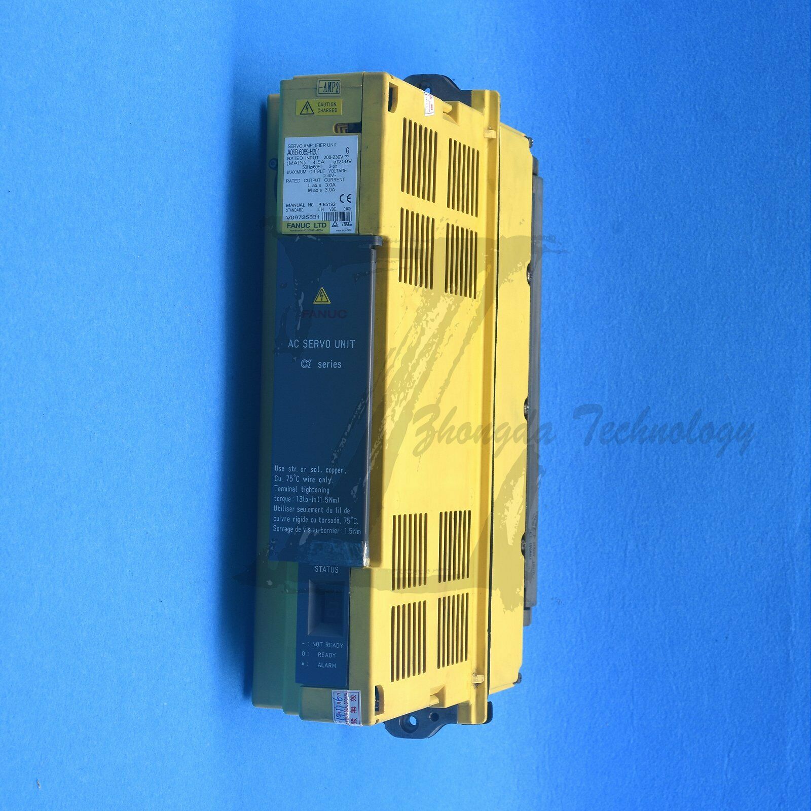 Used Fanuc 2 AXIS ALPHA SERVO DRIVE MDL SVU 2-12/12，A06B-6089-H201 - FANUC