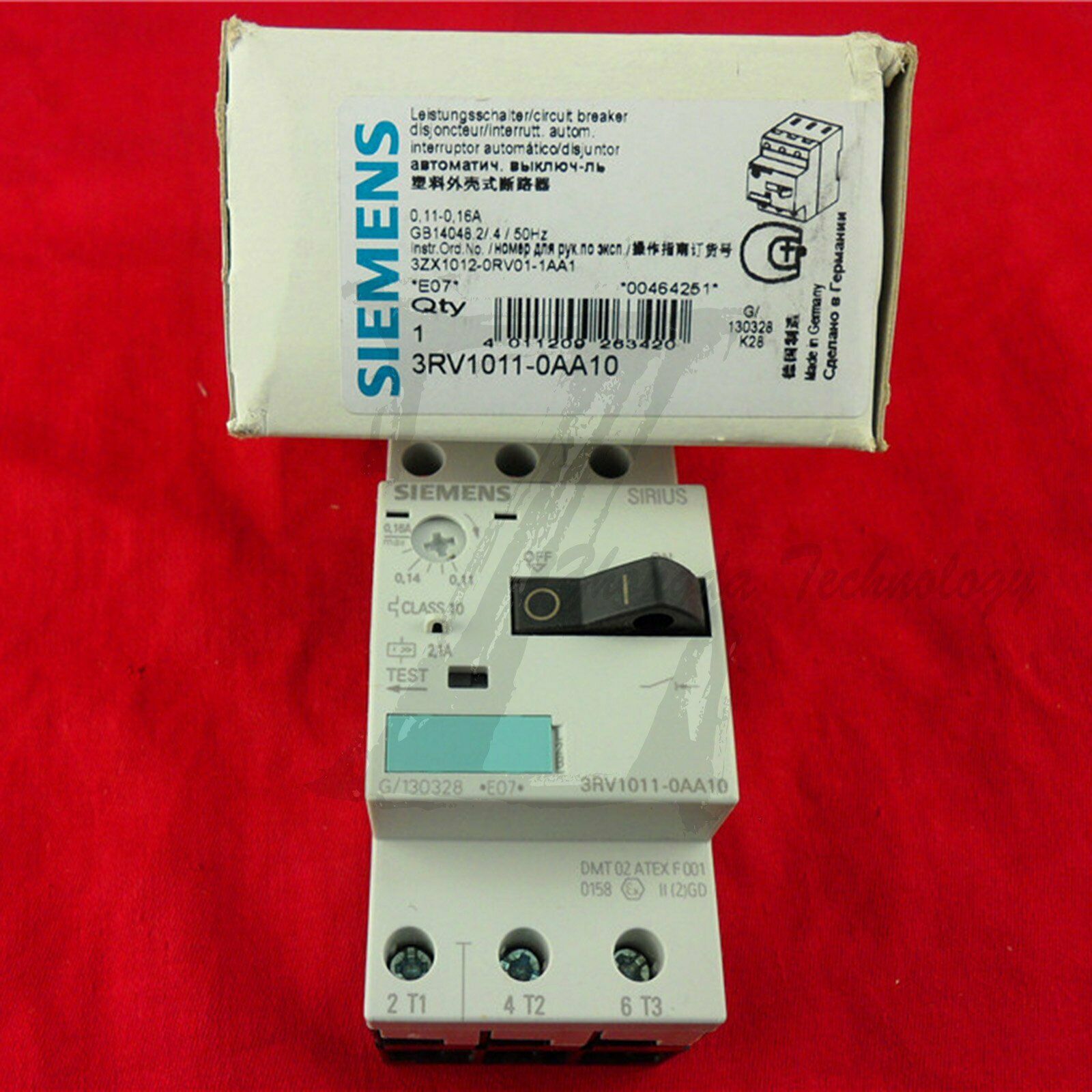 New Siemens breaker 3RV1011-0AA10 3RV1 011-0AA10 Siemens