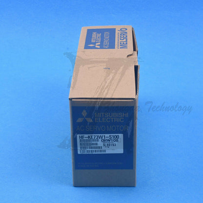 Mitsubishi AC Servo Motor, 750 W, 5.2 A, 3000 rpm, 7.2 Nm, HF-KE73W1-S100 - MITSUBISHI