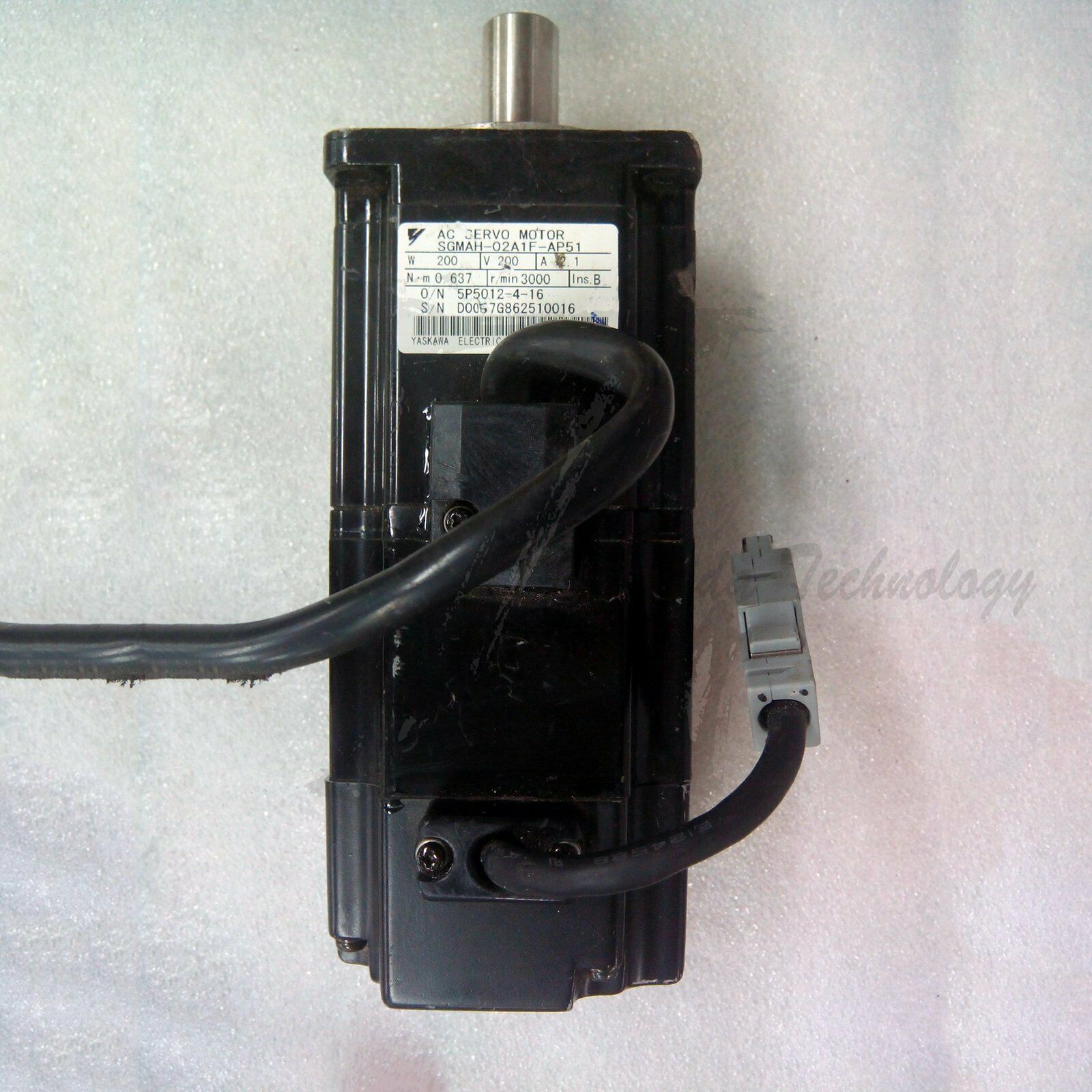 Used Yaskawa 200w Servo Motor SGMAH-02A1F-AP51 - YASKAWA