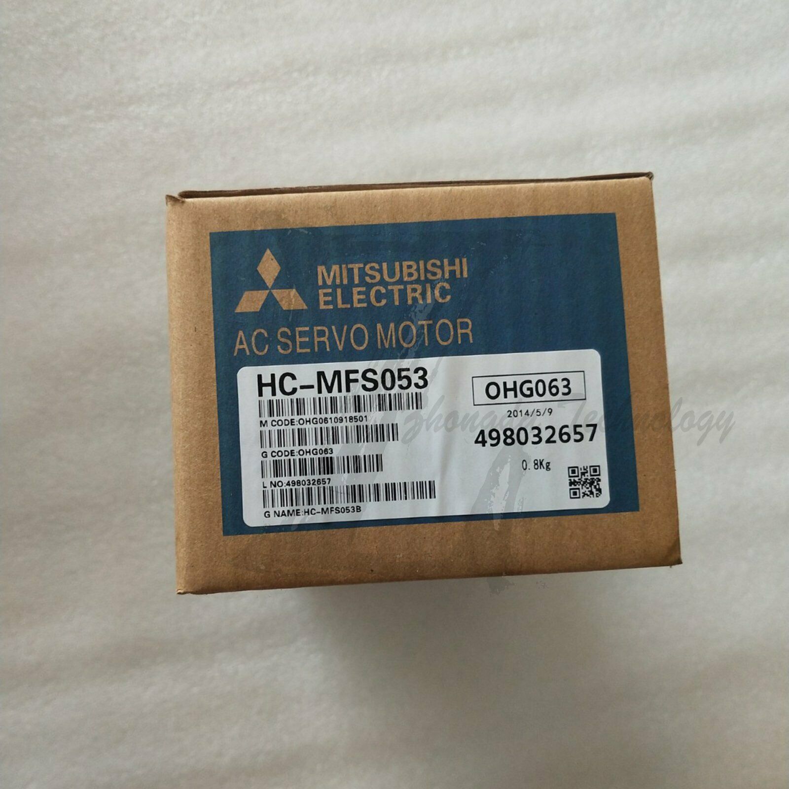 Mitsubishi, Servo Motor, 2.6 A, 200 V, 50 W, 4500 rpm, HC-MFS053 - MITSUBISHI