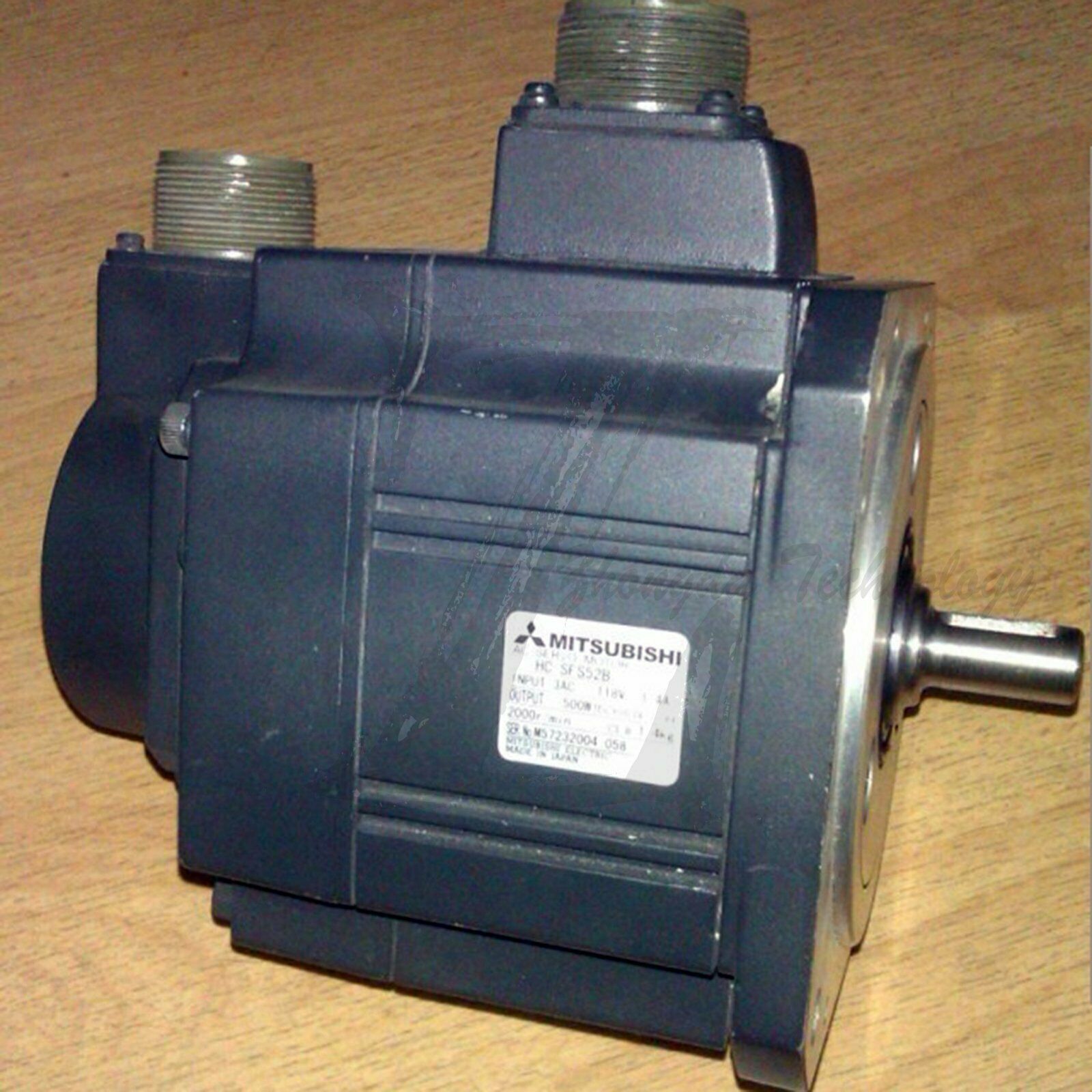 Used Mitsubishi Servo Motor HC-SFS52B HC-SFS52B Tested It in good condition - MITSUBISHI