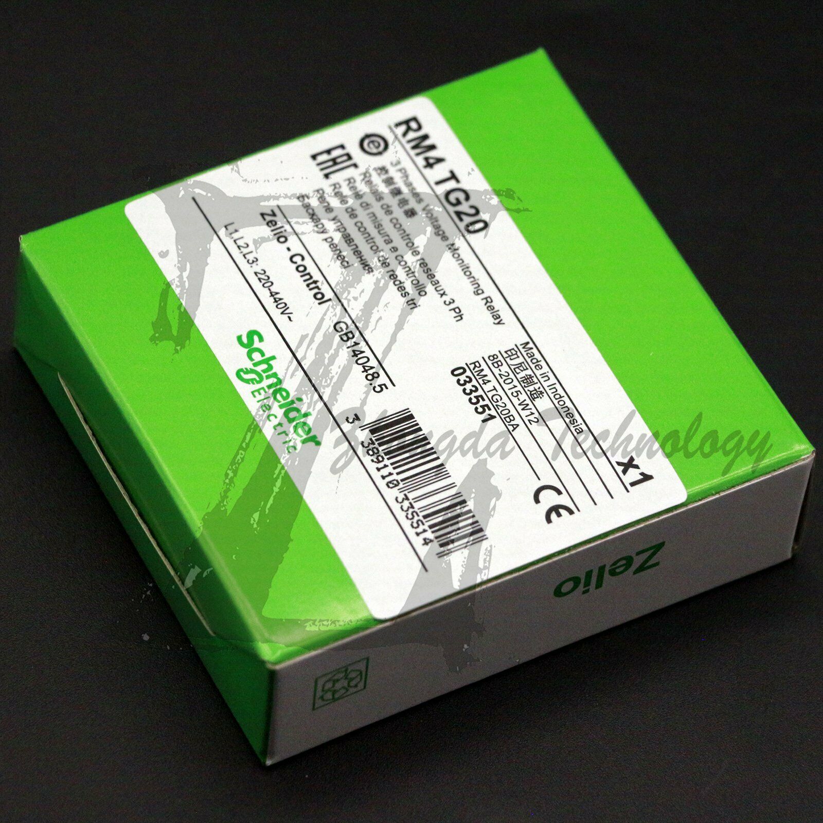 Schneider RM4TG20 motor phase sequence phase loss protection relay - SCHNEIDER