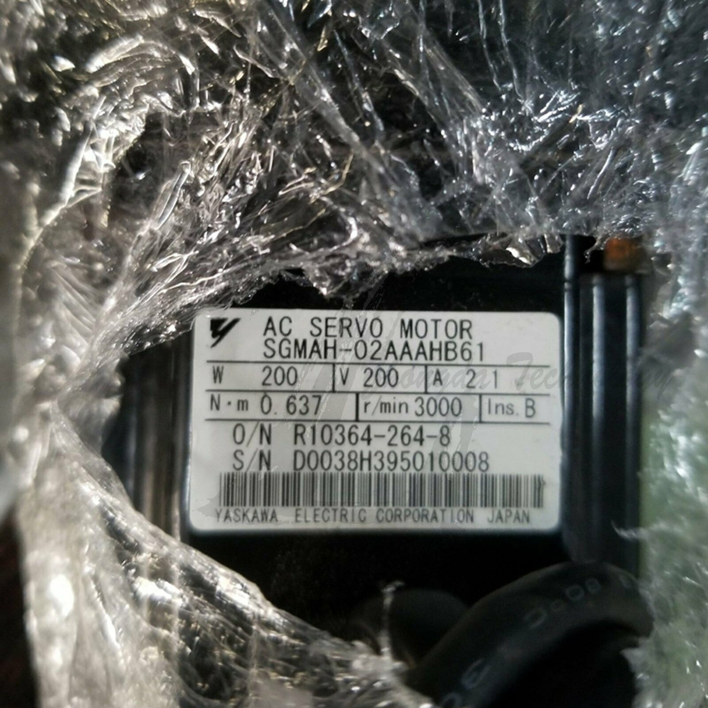 Used Yaskawa SGMAH-02AAAHB61 Servo Motor Tested In Good Condition - YASKAWA