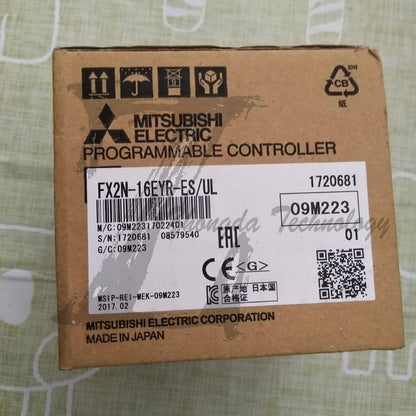 New Mitsubishi PLC FX2N-16EYR-ES/UL FX2N16EYRESUL - MITSUBISHI