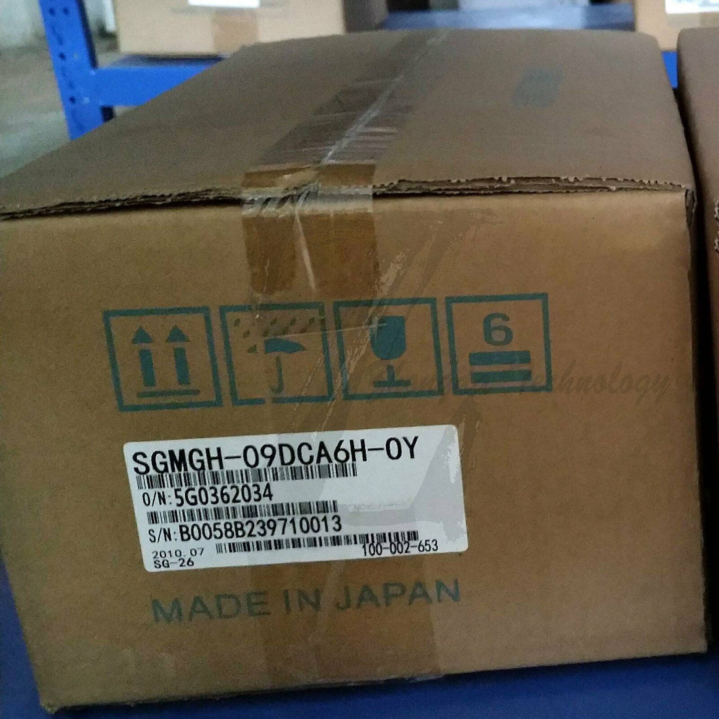 New Yaskawa AC servo motor SGMGH-09DCA6H-OY - YASKAWA