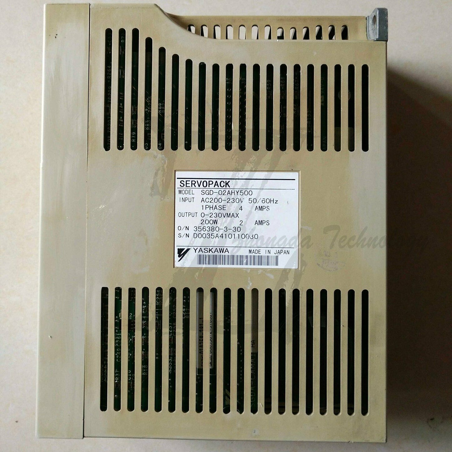Used Yaskawa servo drive SGD-02AH-Y500 200W Tested In Good Condition - YASKAWA