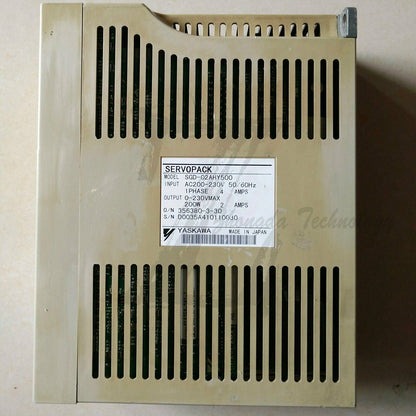 Used Yaskawa servo drive SGD-02AH-Y500 200W Tested In Good Condition - YASKAWA