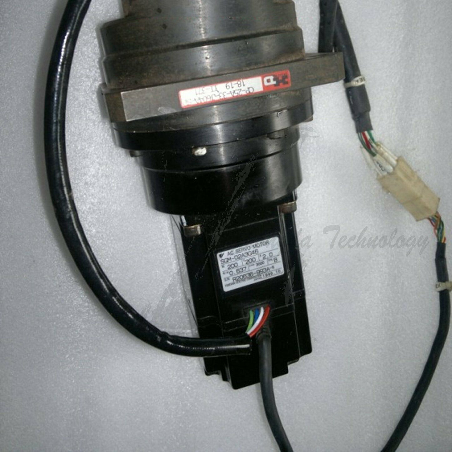 Used Yaskawa Servo Motor 200W SGM-02A3G46 good test - YASKAWA