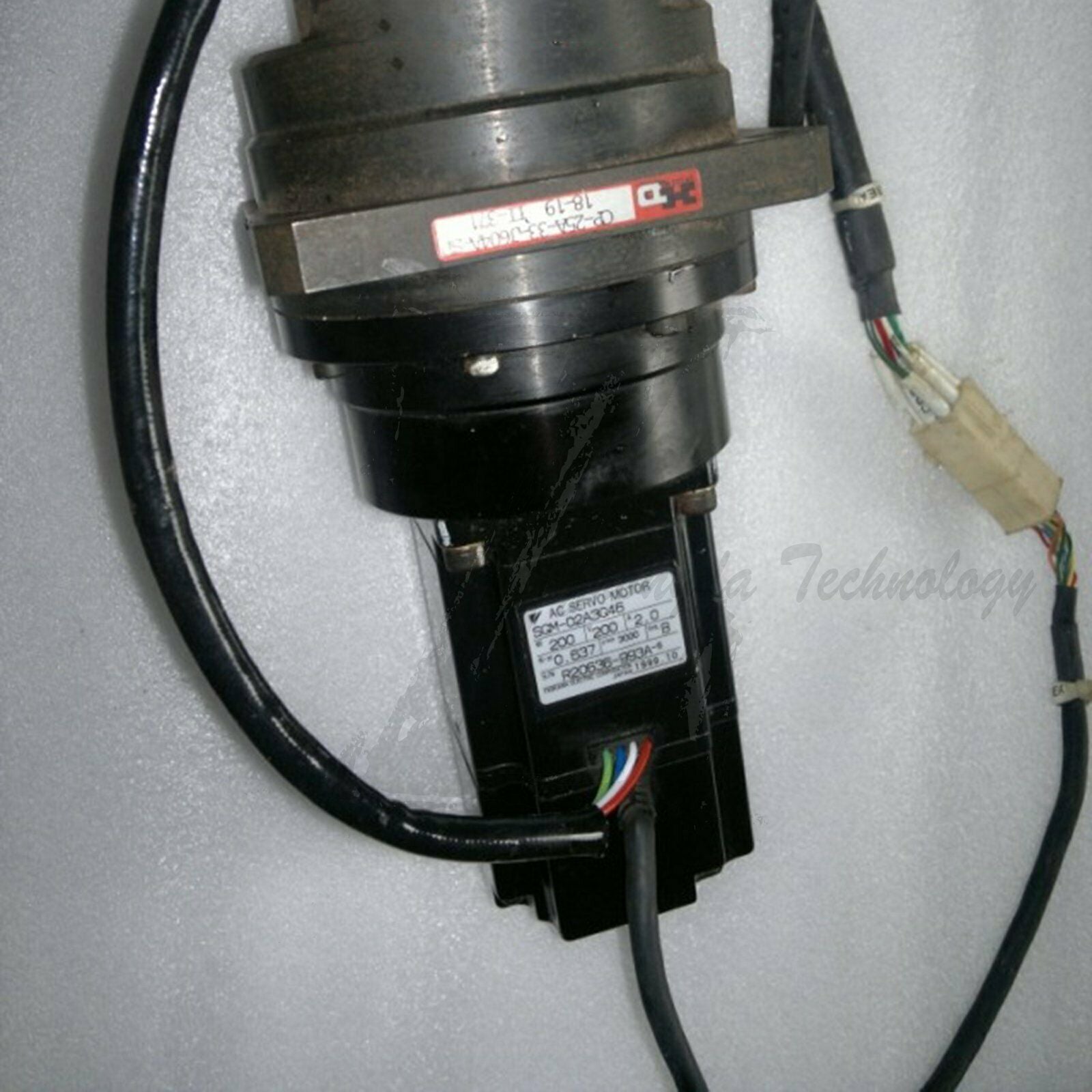 Used Yaskawa Servo Motor 200W SGM-02A3G46 good test - YASKAWA