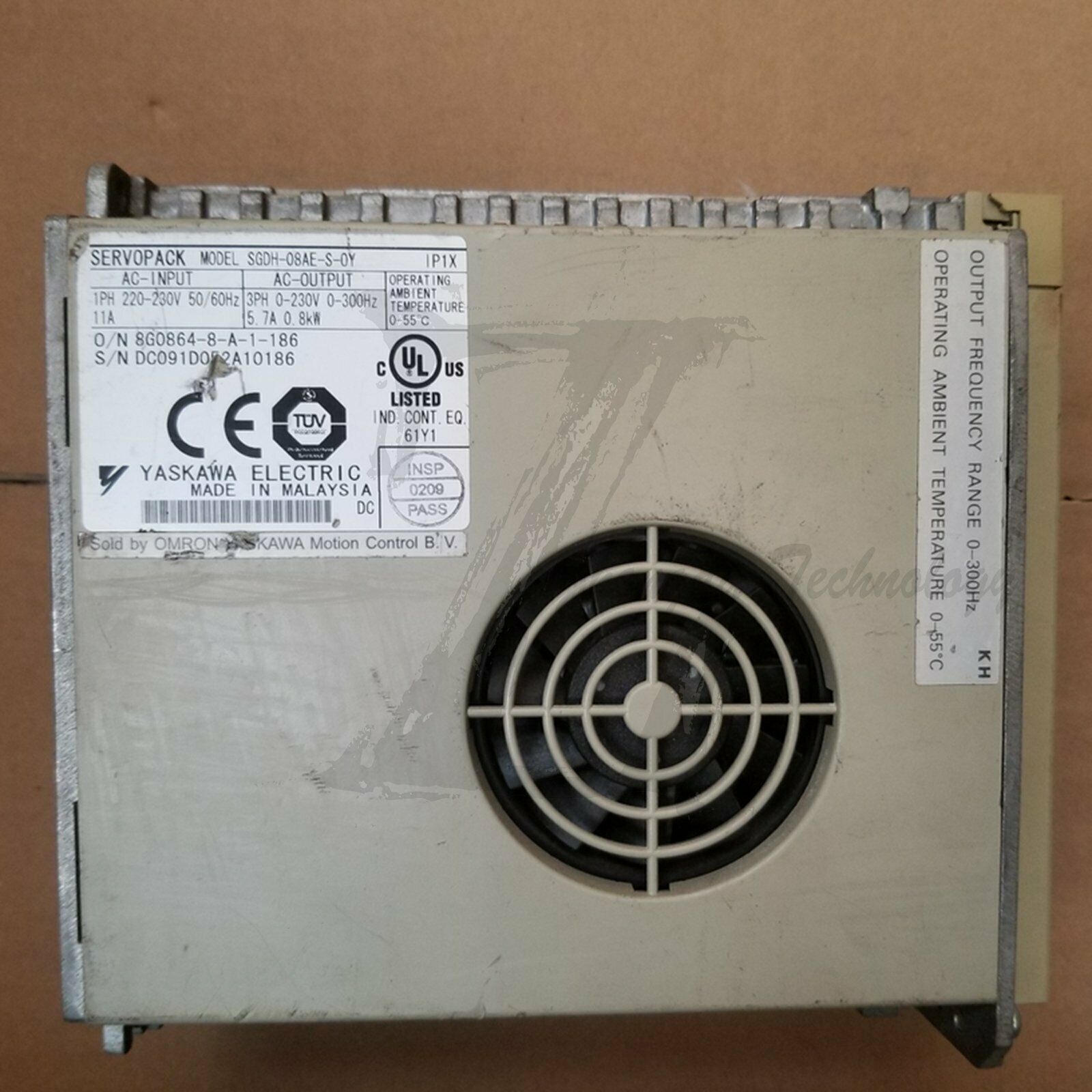 Used SGDH-08AE-S-OY Yaskawa AC Servo Drive Good test - YASKAWA