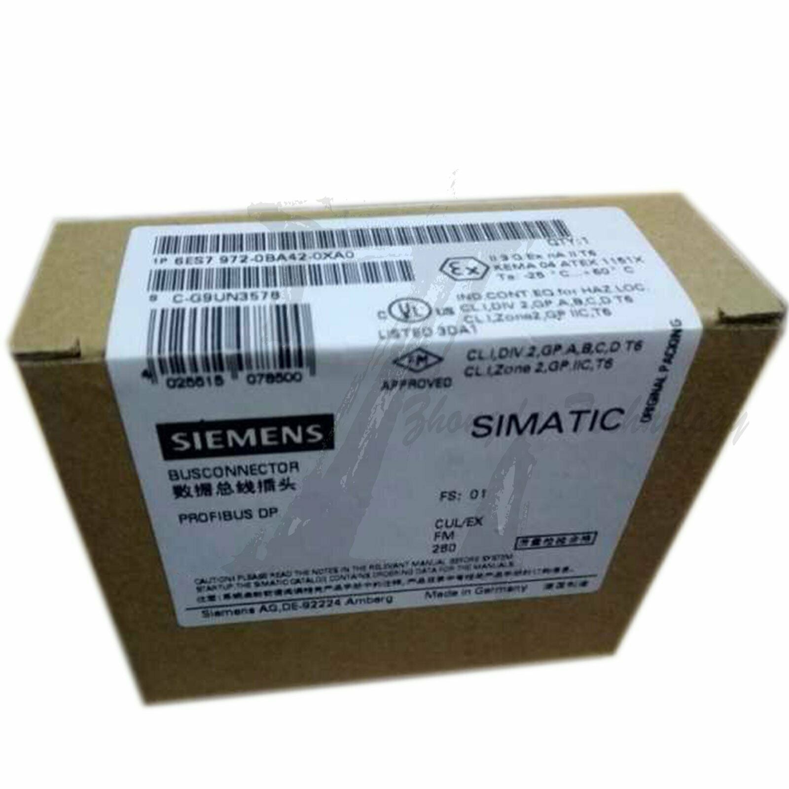 New Siemens bus connector 6ES7972-0BA42-0XA0 Siemens