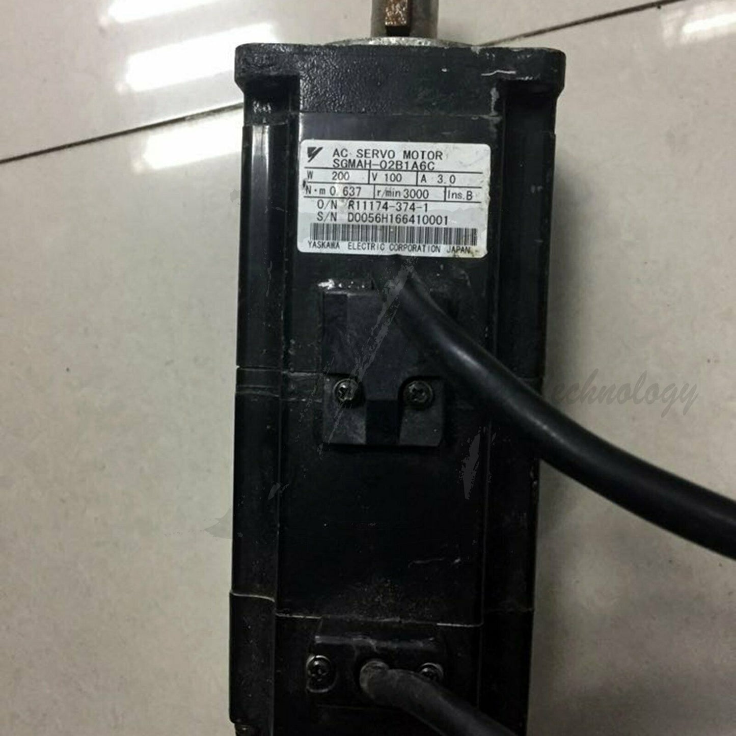 Used Yaskawa AC Servo Motor SGMAH-02B1A6C good test - YASKAWA