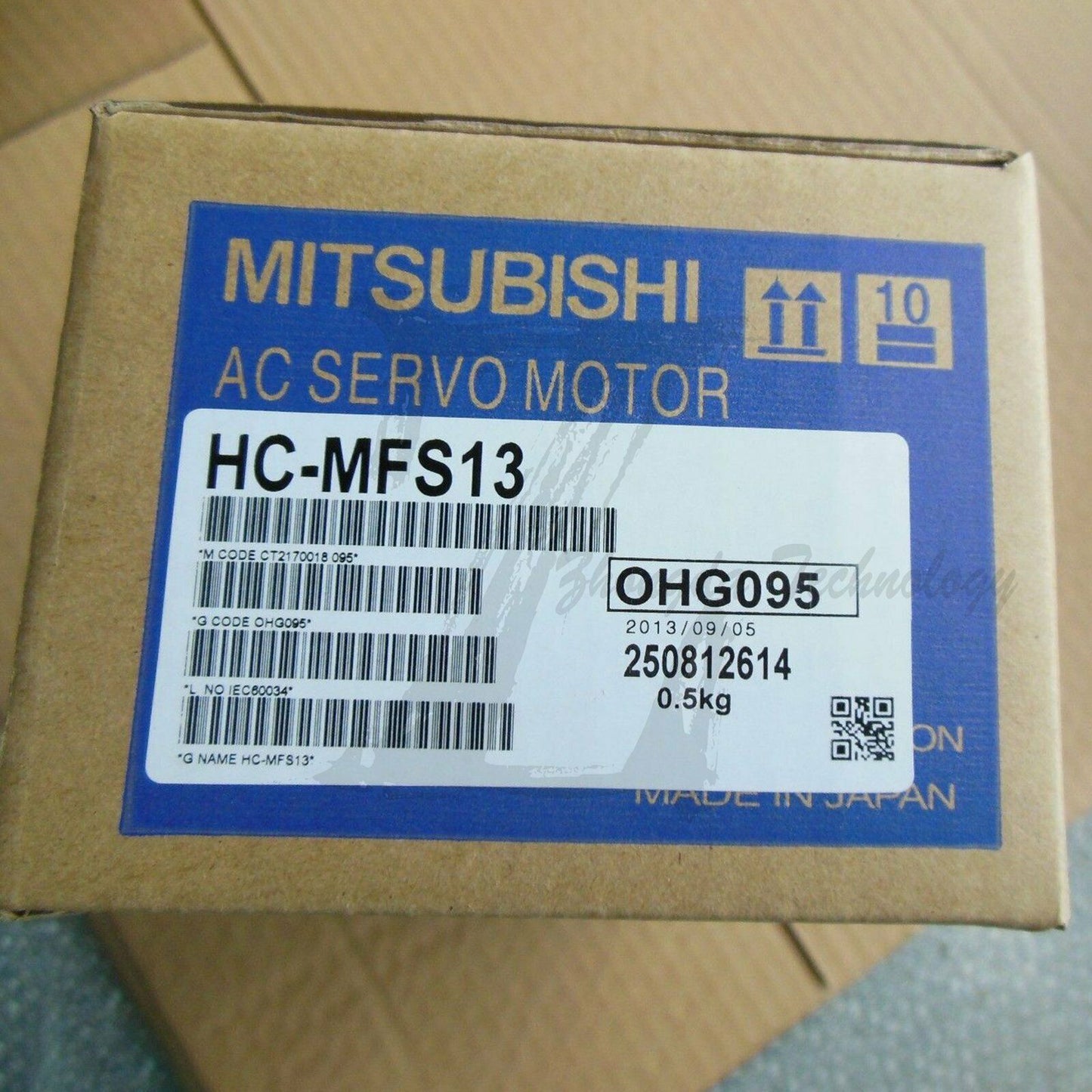 Mitsubishi Servo Motor 0.1 kW 200 V & 400 V 2.6 A 4500 rpm 0.32 Nm HC-MFS13 - MITSUBISHI