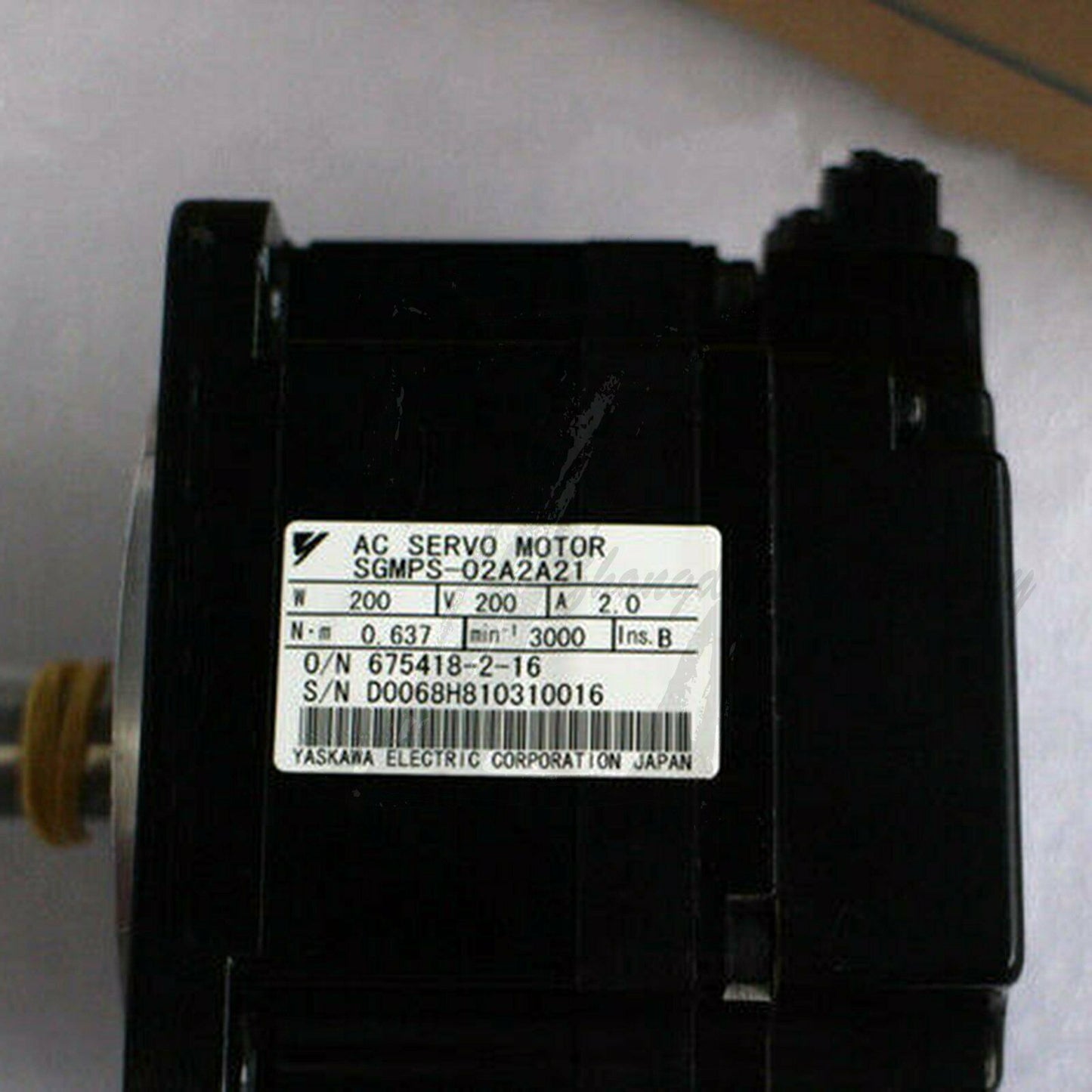 Used Yaskawa servo motor SGMPS-02A2A21 Tested In Good Condition - YASKAWA