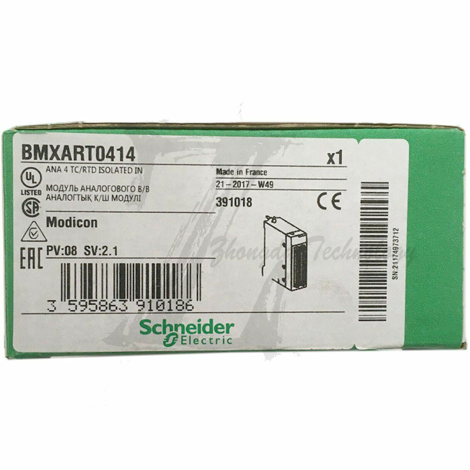 Schneider BMXART0414 Isolated analog input module, temperature input, 4 channels - SCHNEIDER