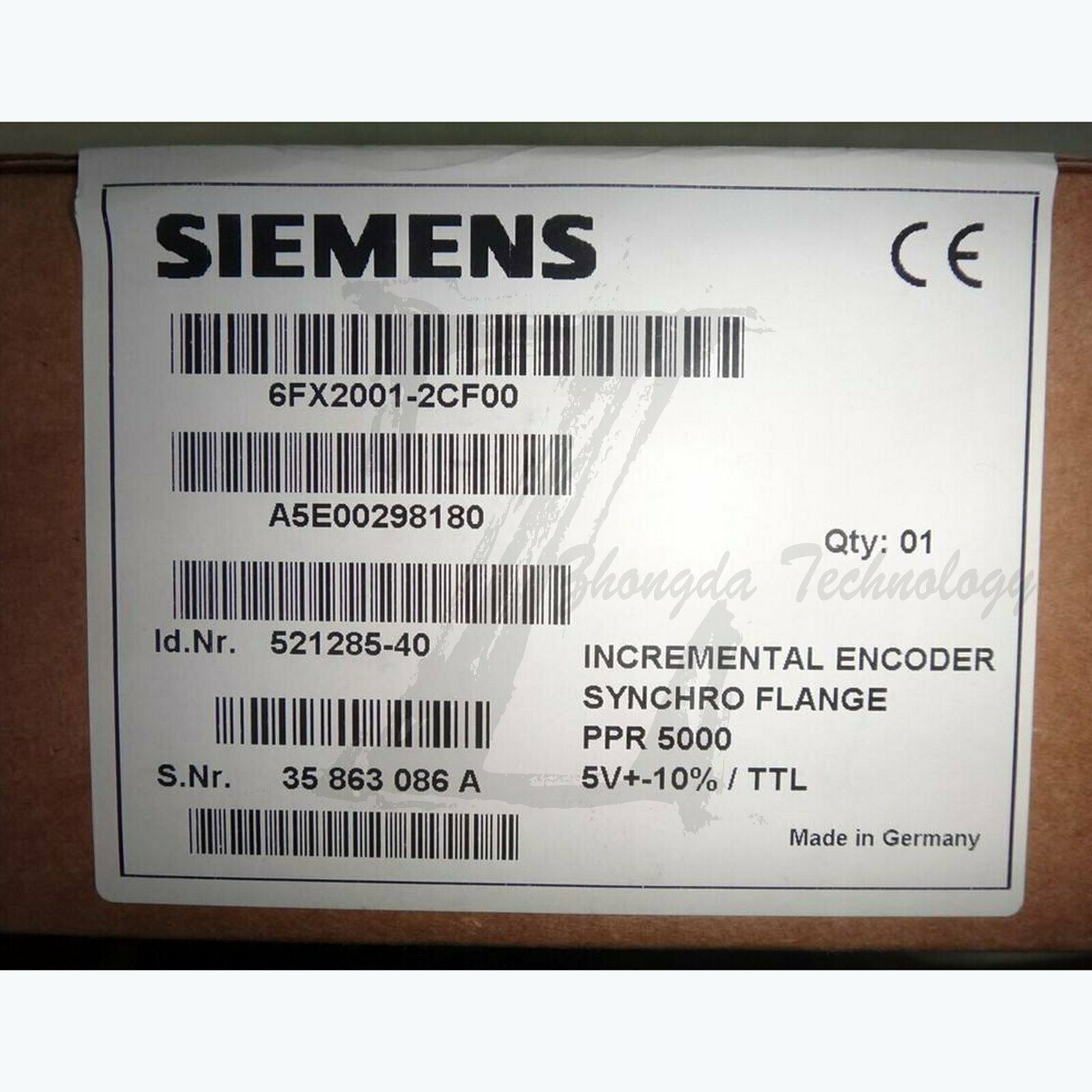 New Siemens encoder 6FX2001-2CF00 Siemens