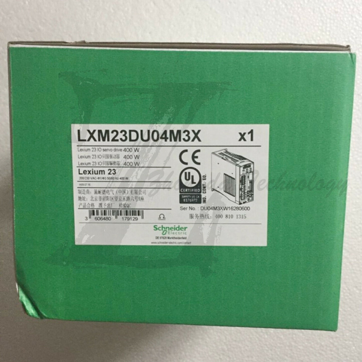 Schneider LXM23DU30M3X : lxm23 servo drive - three phase 170...255 V -3 kW - I/O - SCHNEIDER