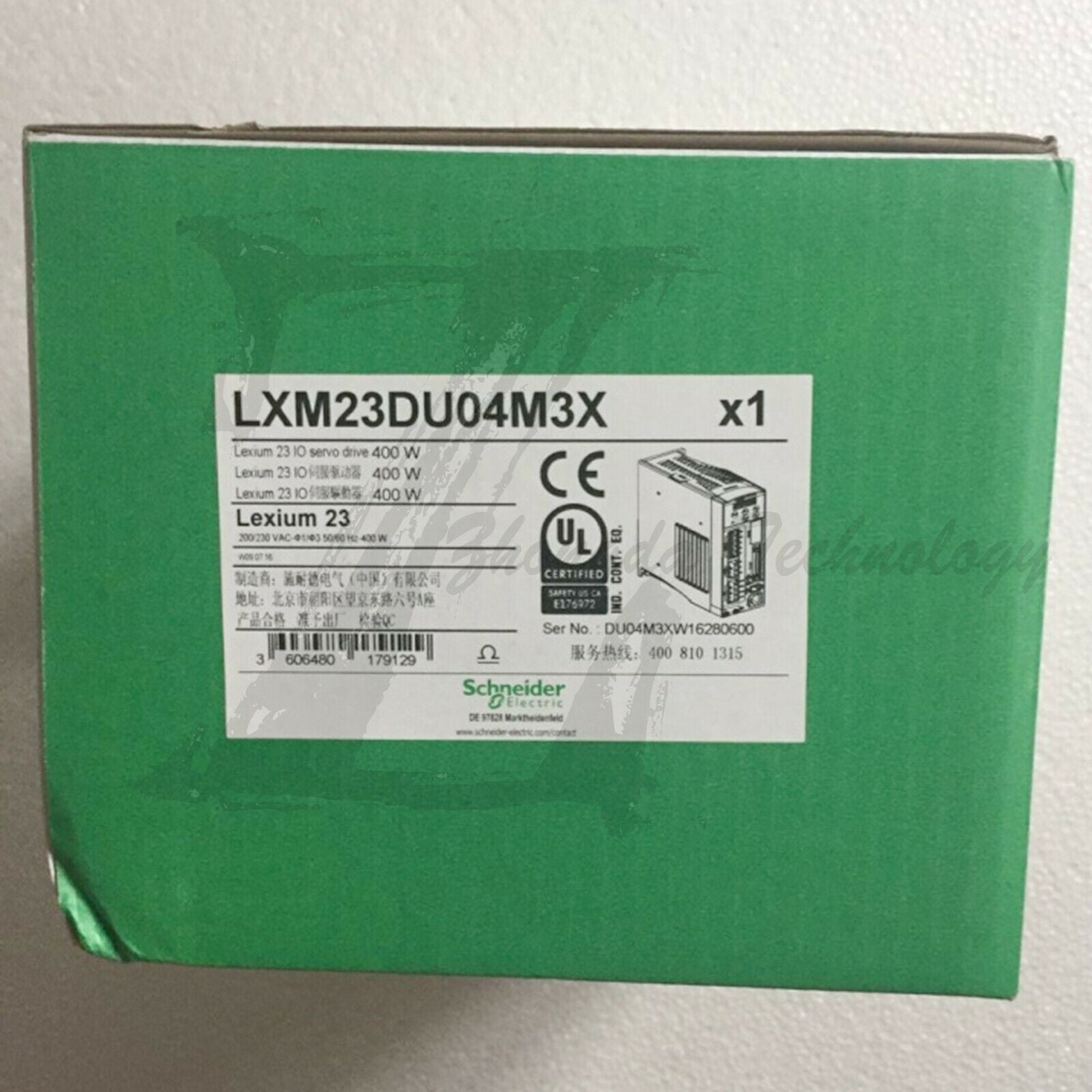 Schneider LXM23DU30M3X : lxm23 servo drive - three phase 170...255 V -3 kW - I/O - SCHNEIDER
