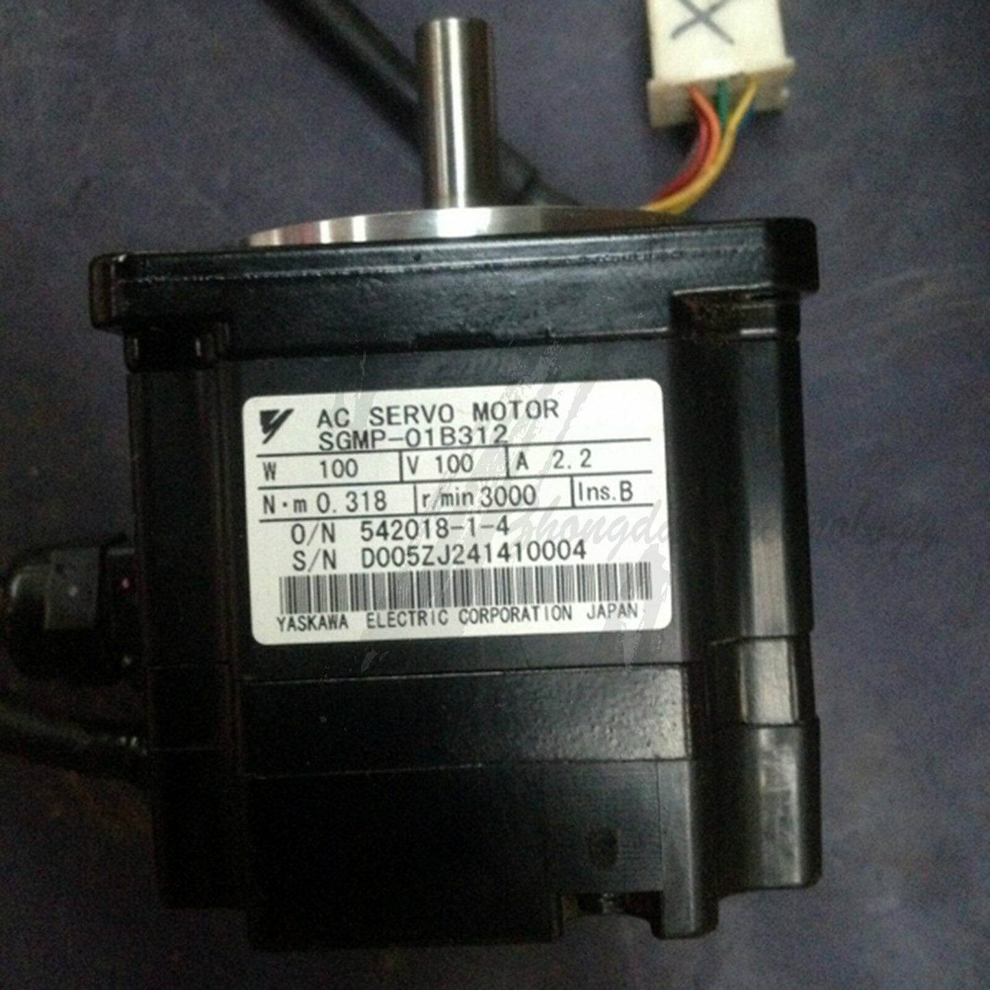 Used Yaskawa AC Servo Motor SGMP-01B312 good test, - YASKAWA