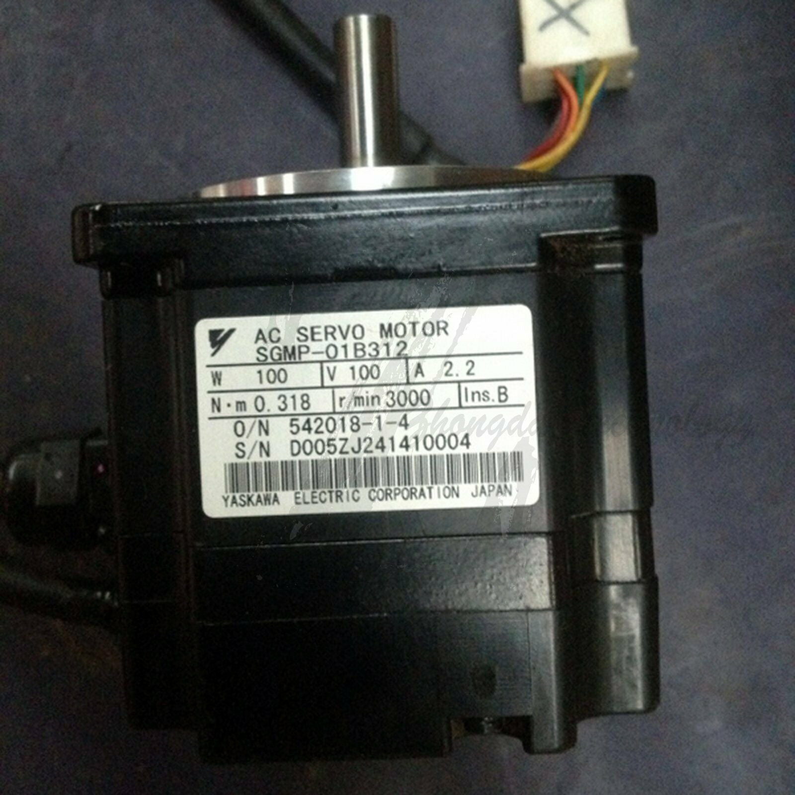 Used Yaskawa AC Servo Motor SGMP-01B312 good test, - YASKAWA