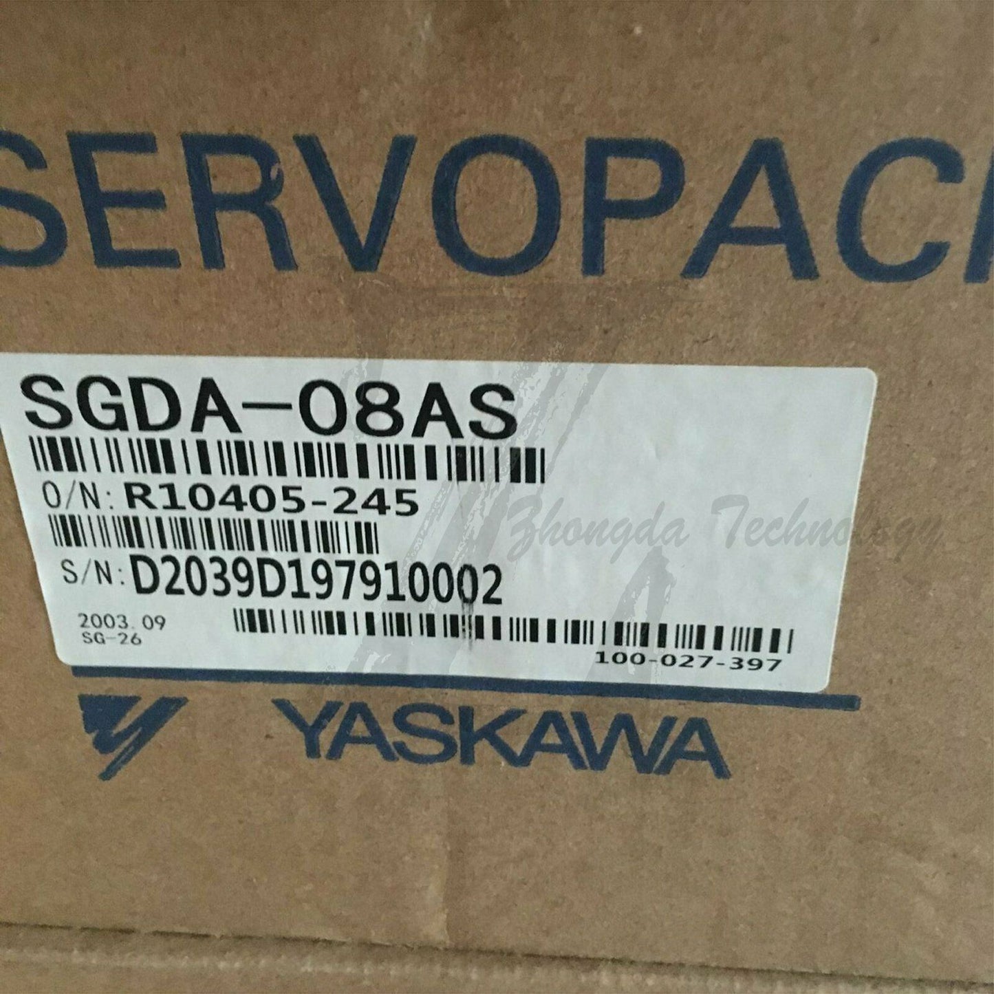 New In Box Yaskawa SGDA-08AS AC servo motor - YASKAWA