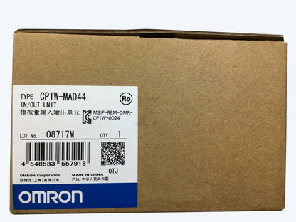NEW Omron analog input and output module CP1W-MAD44 - OMRON
