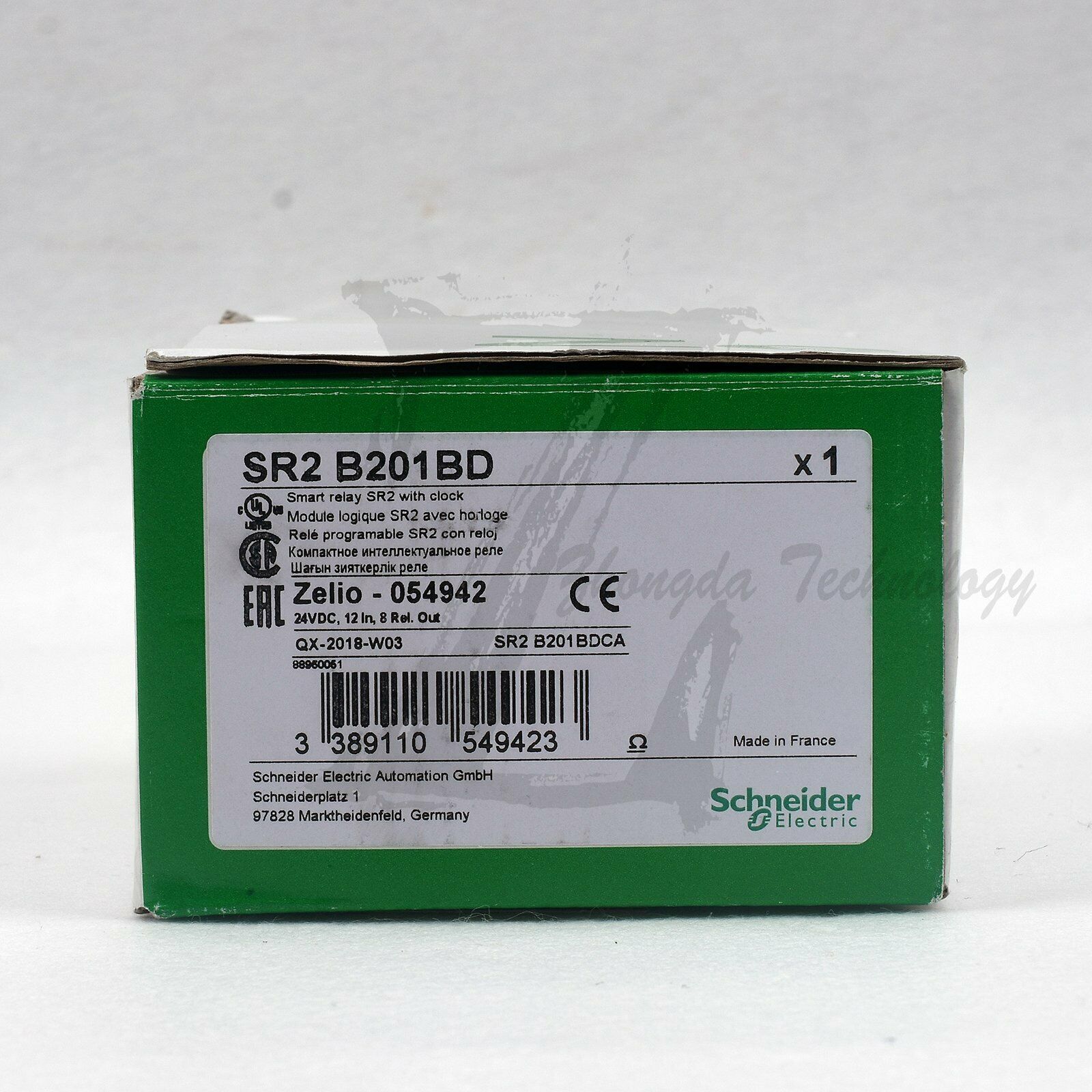 Schneider SR2B201BD logic controller DC24V 12 6-channel AI input 8 relay output - SCHNEIDER