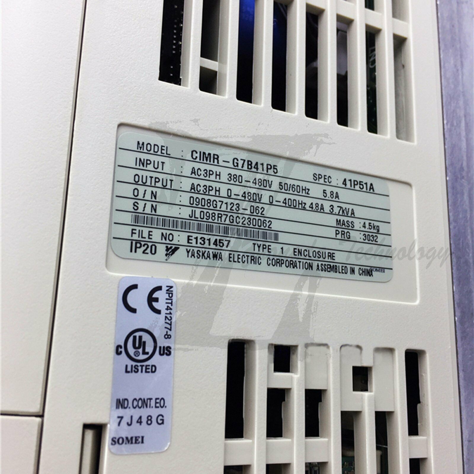 NEW Yaskawa Inverter CIMR-G7B41P5 G7 1.5KW 380V - YASKAWA